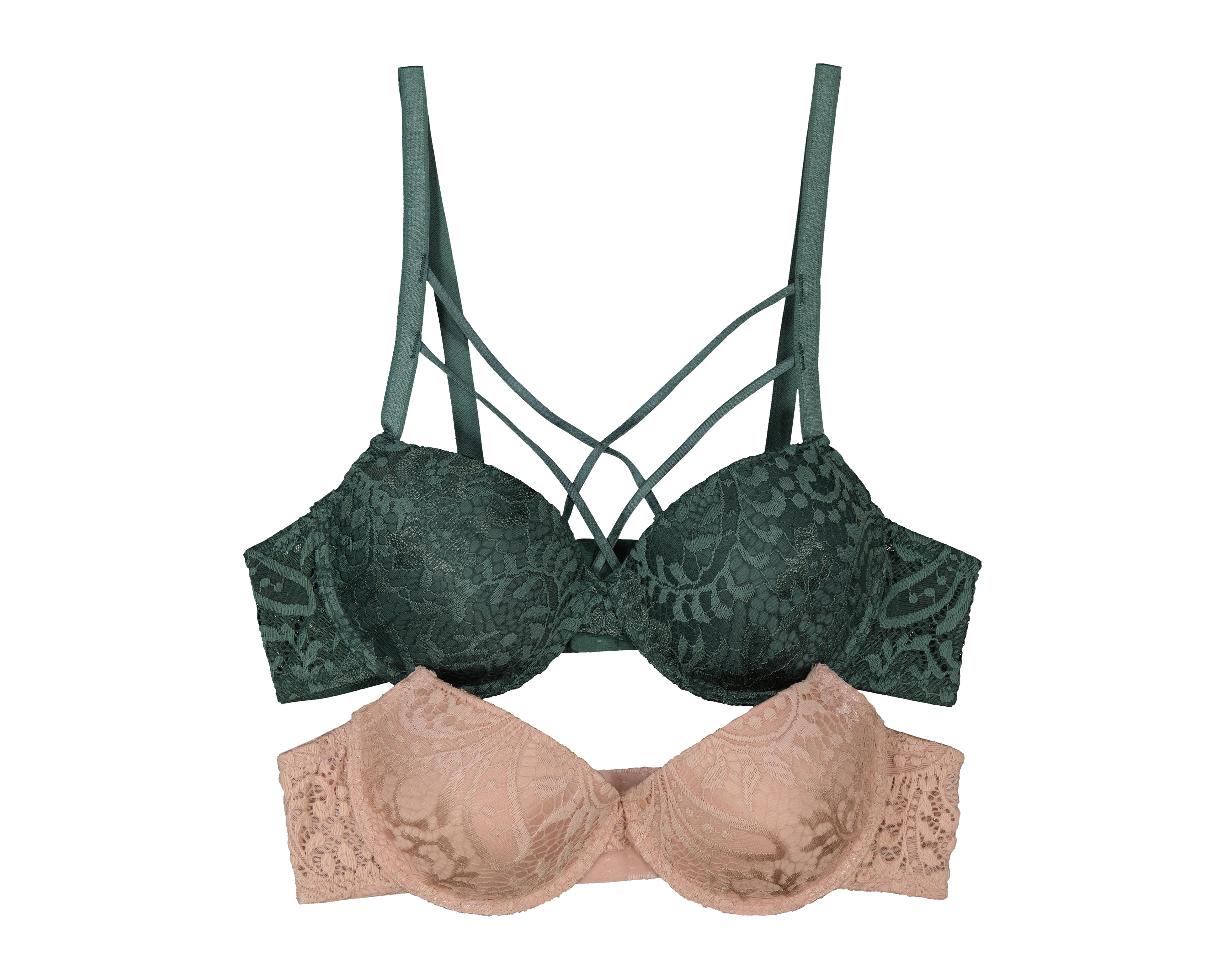 Brasier Copa Completa con Encaje Eva tu Estilo Íntimo 2 Pack