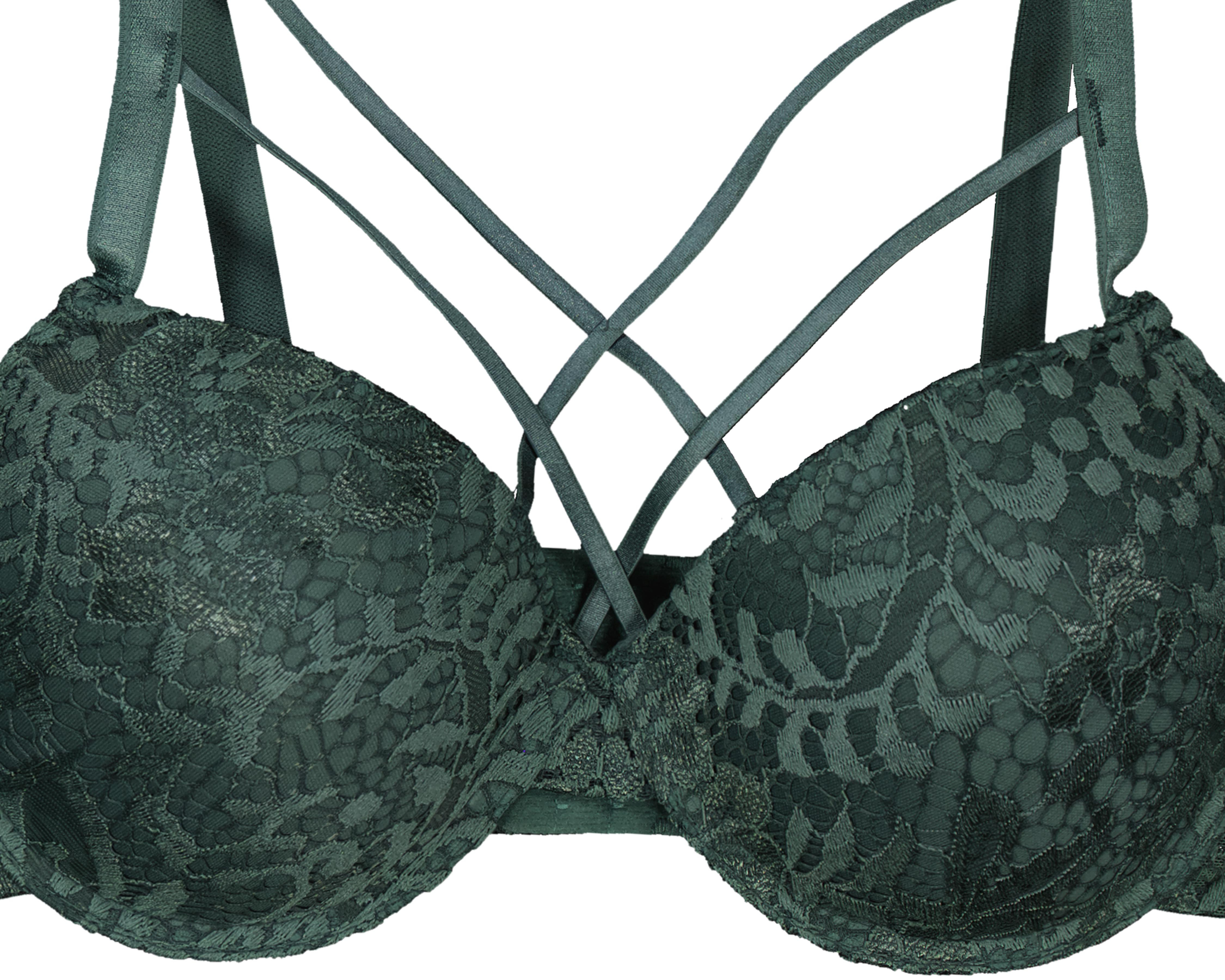 Foto 5 pulgar | Brasier Copa Completa con Encaje Eva tu Estilo Íntimo 2 Pack