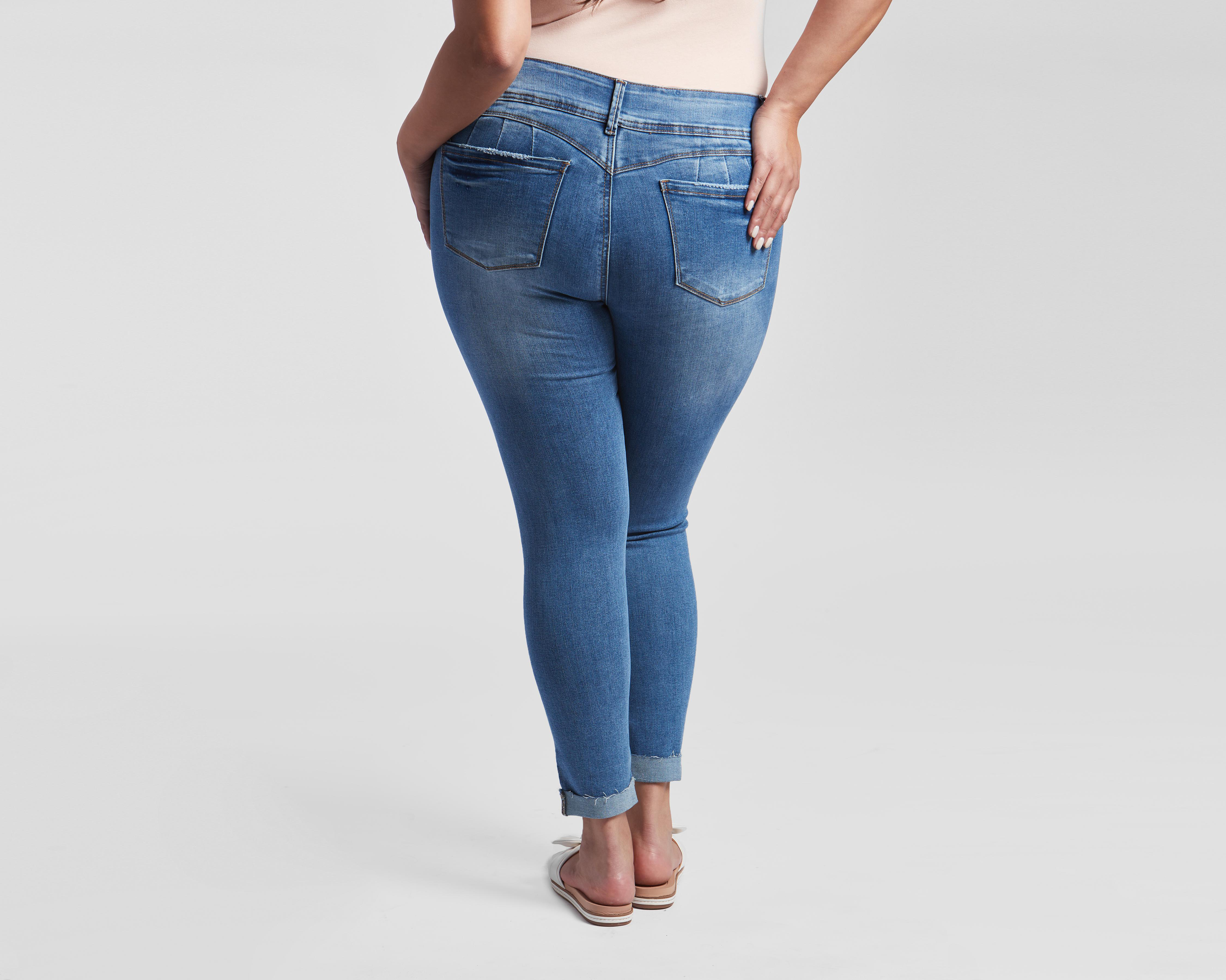 Foto 5 | Jeans Refill Skinny Azul