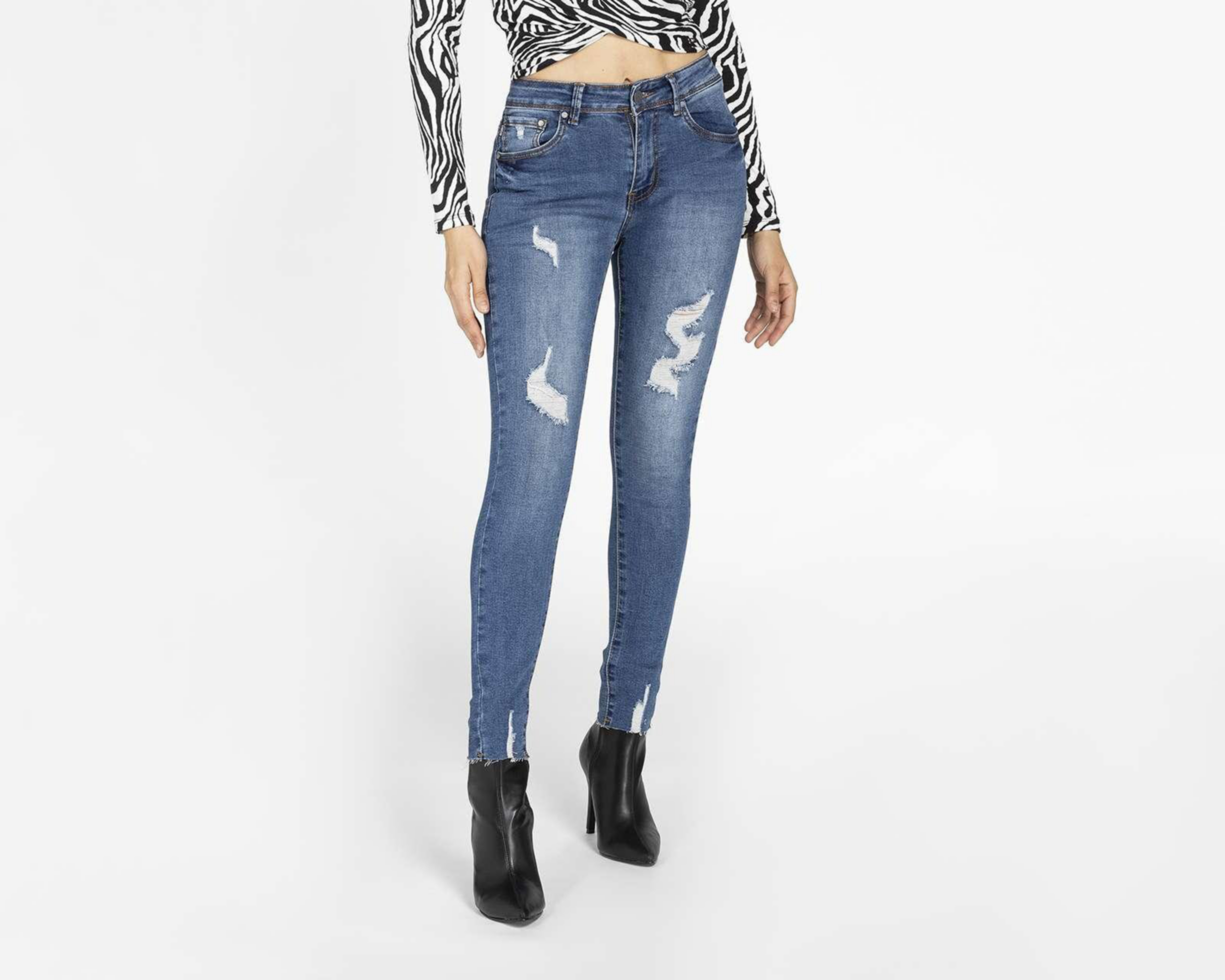 Foto 1 | Jeans Skinny Bebe para Mujer