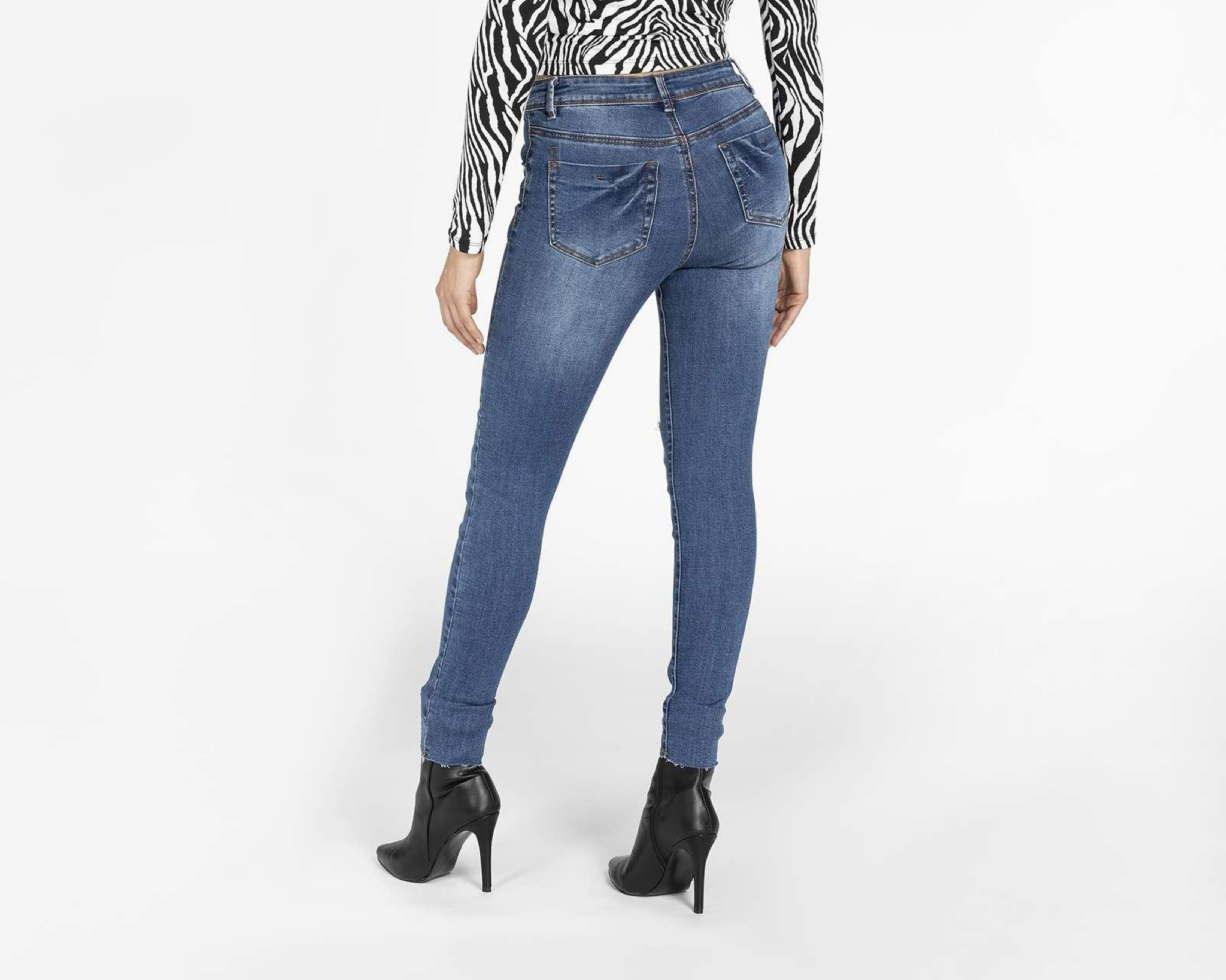 Foto 3 | Jeans Skinny Bebe para Mujer