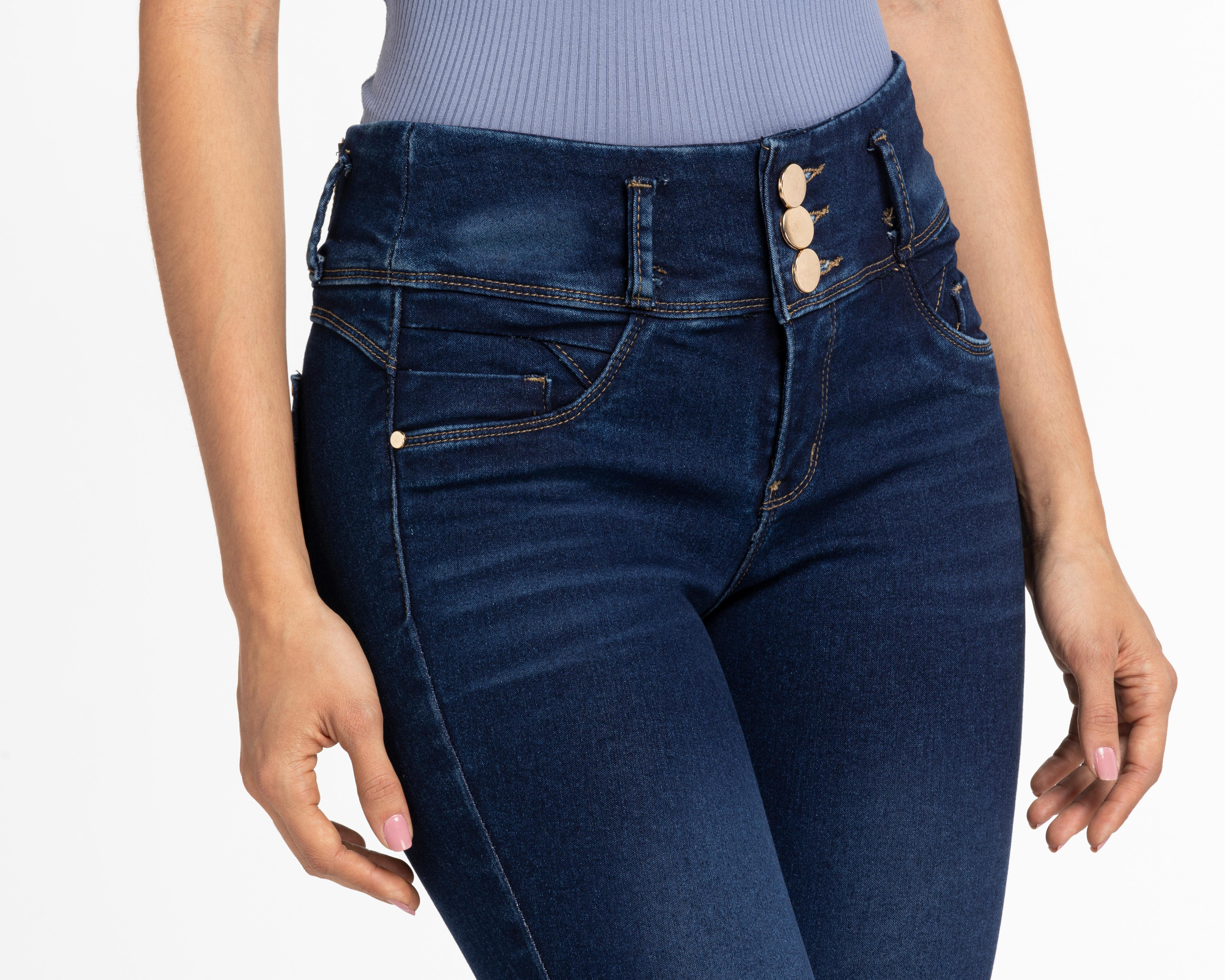 Foto 5 pulgar | Jeans Sahara Push Up Azul