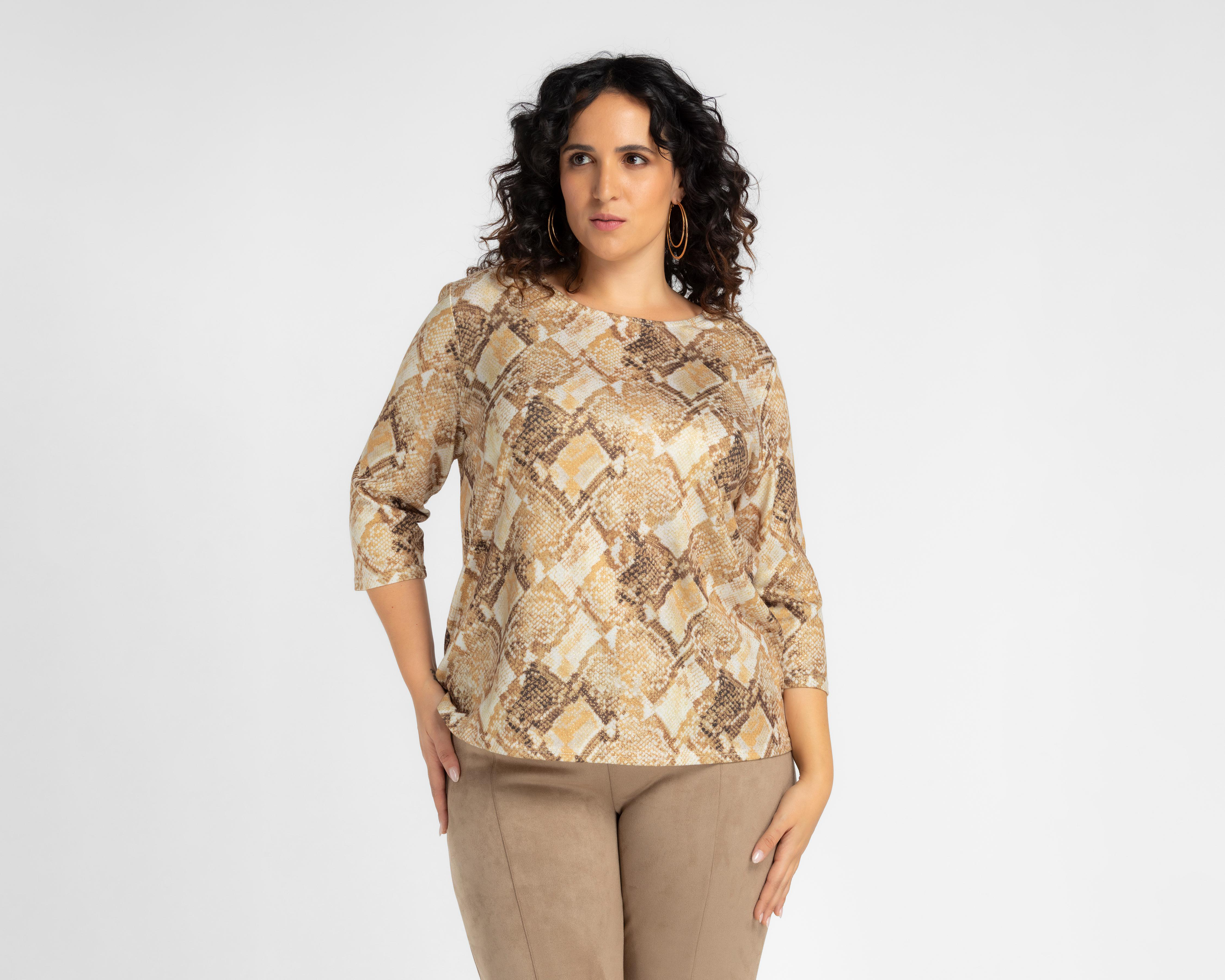 Foto 2 pulgar | Blusa Lady Sun Manga 3/4 para Mujer