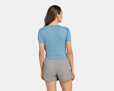 Foto 3 | Blusa Sahara Manga Corta Cuello V