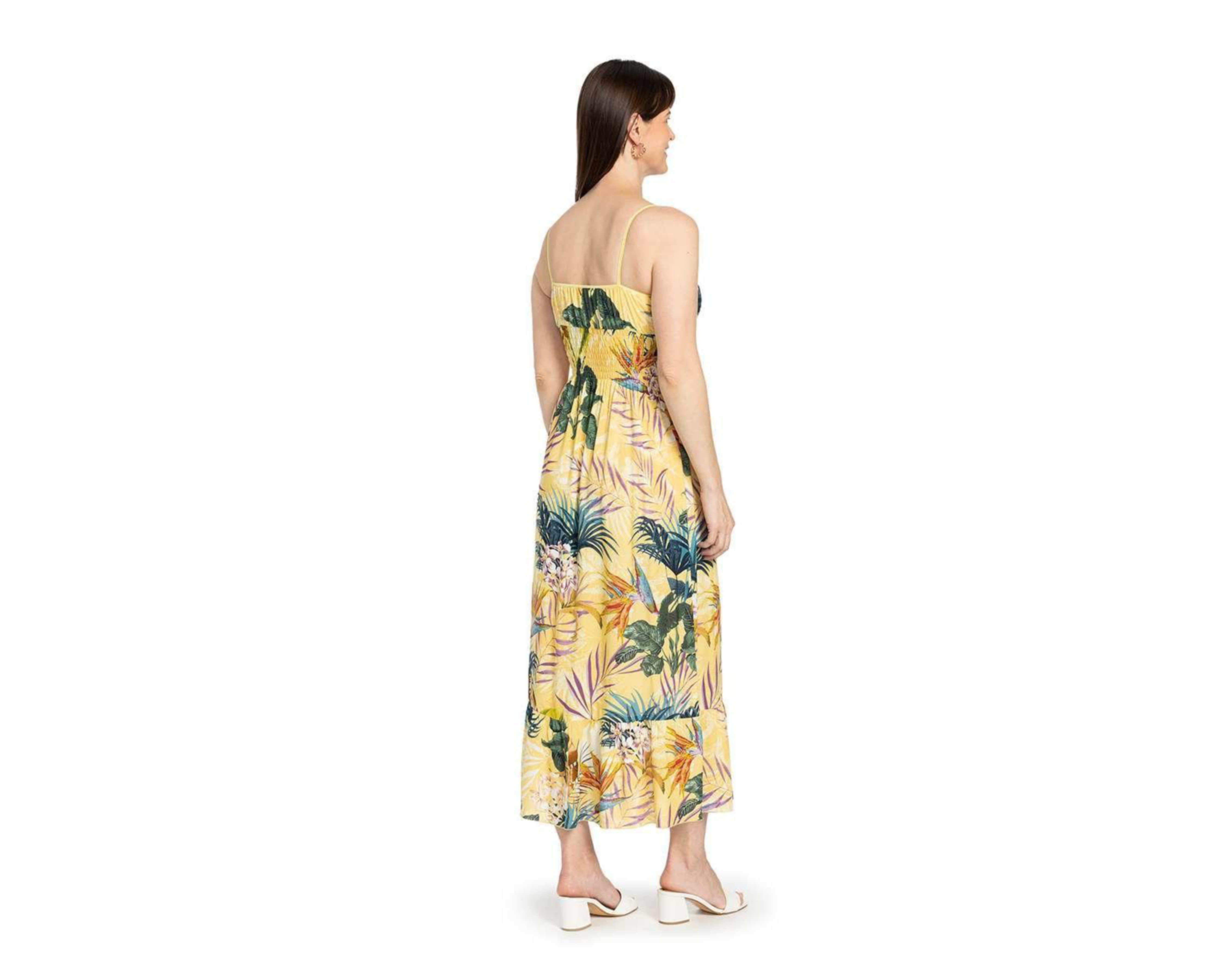 Foto 4 pulgar | Vestido Lady Sun de Playa con Tirantes Estampado Floral