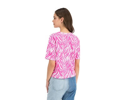 Foto 2 | Playera Barbie Manga Corta Cuello Redondo