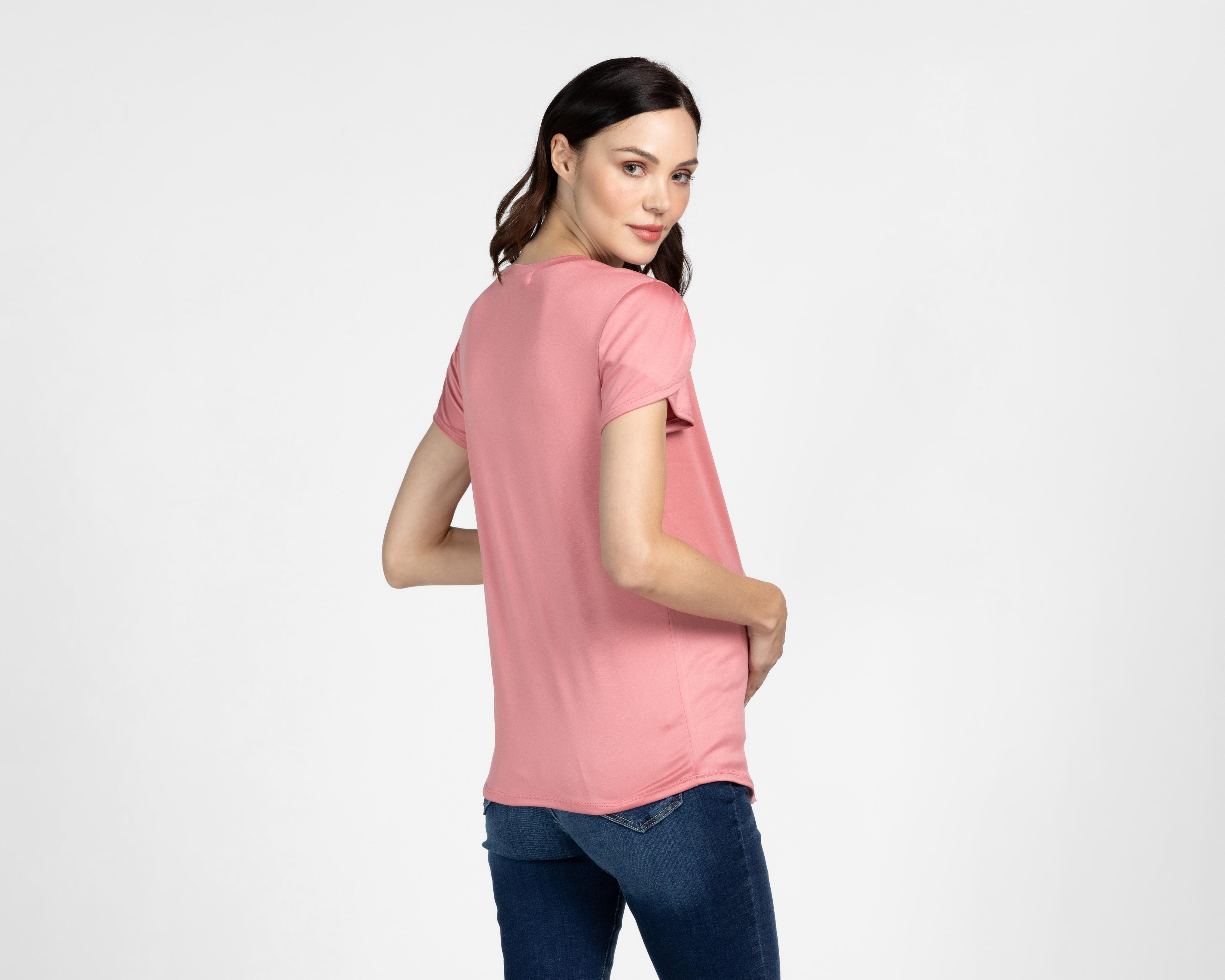 Foto 5 pulgar | Blusa de Maternidad Mamá Bella Manga Corta 2 Piezas
