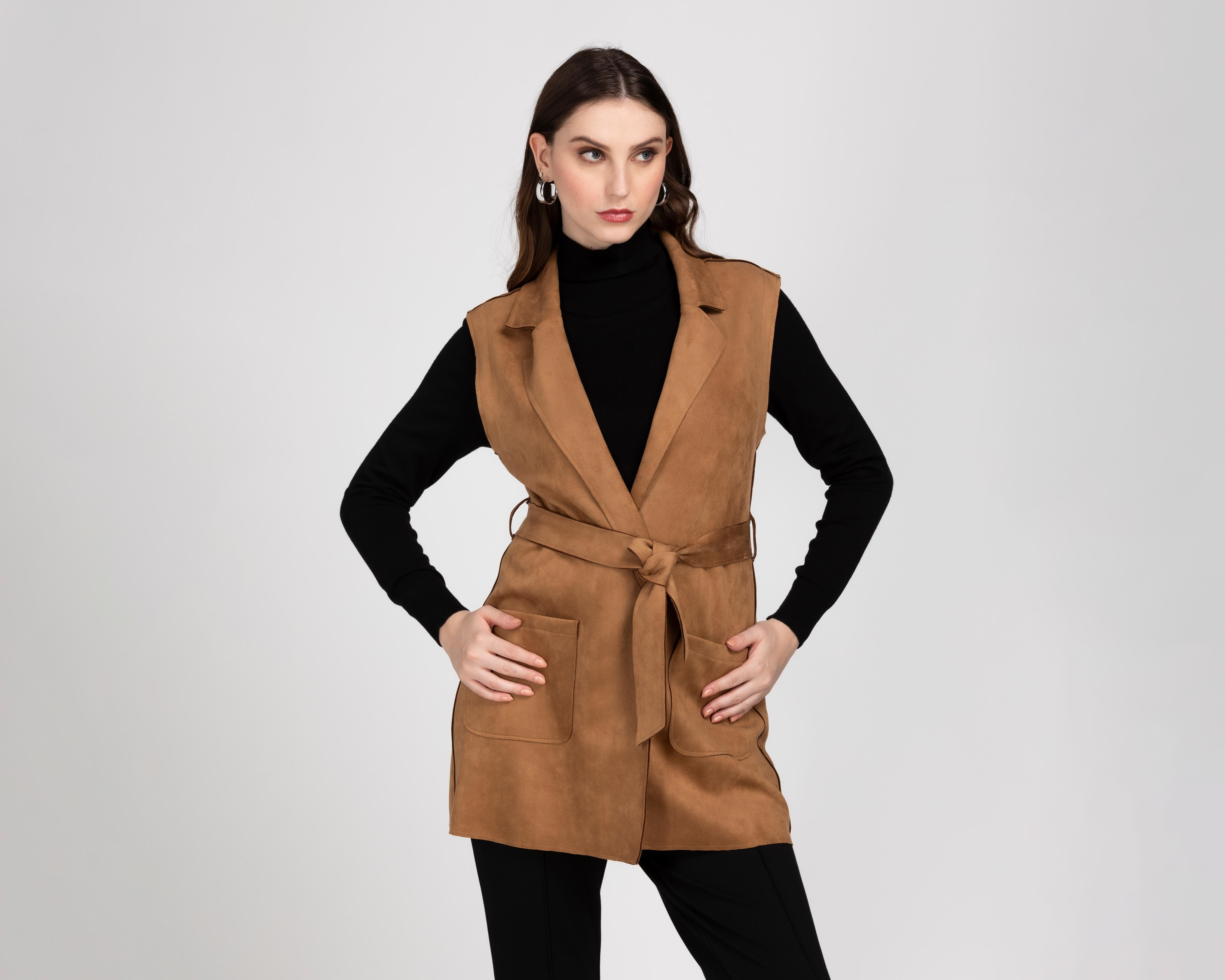 Chaleco Café Sahara para Mujer $349