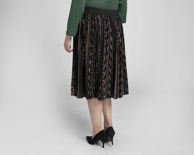 Foto 3 | Falda Midi Sahara Plisada