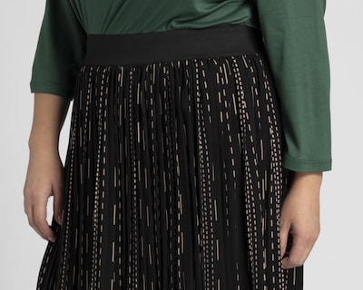 Foto 4 | Falda Midi Sahara Plisada
