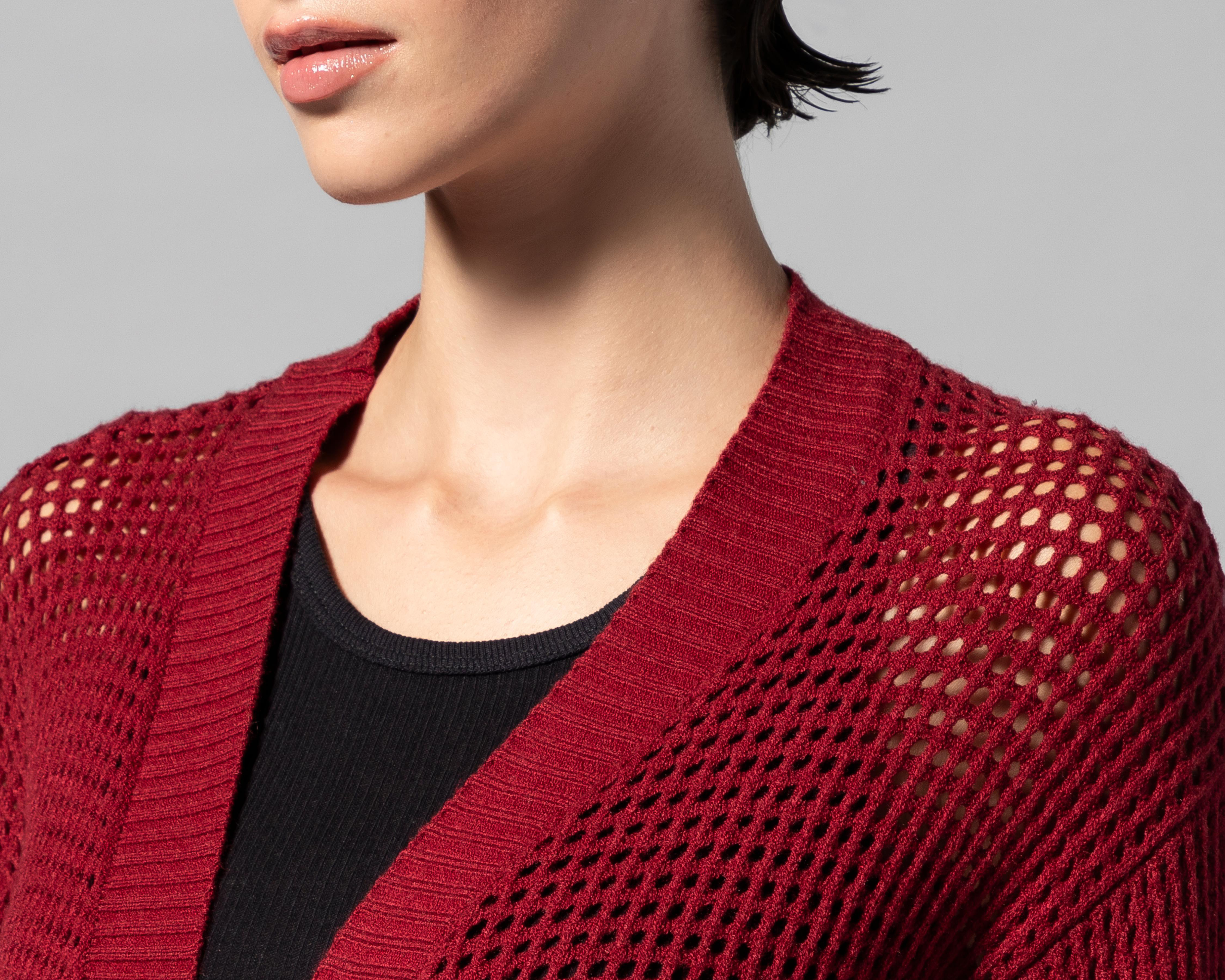 Foto 4 | Cárdigan Thinner Rojo