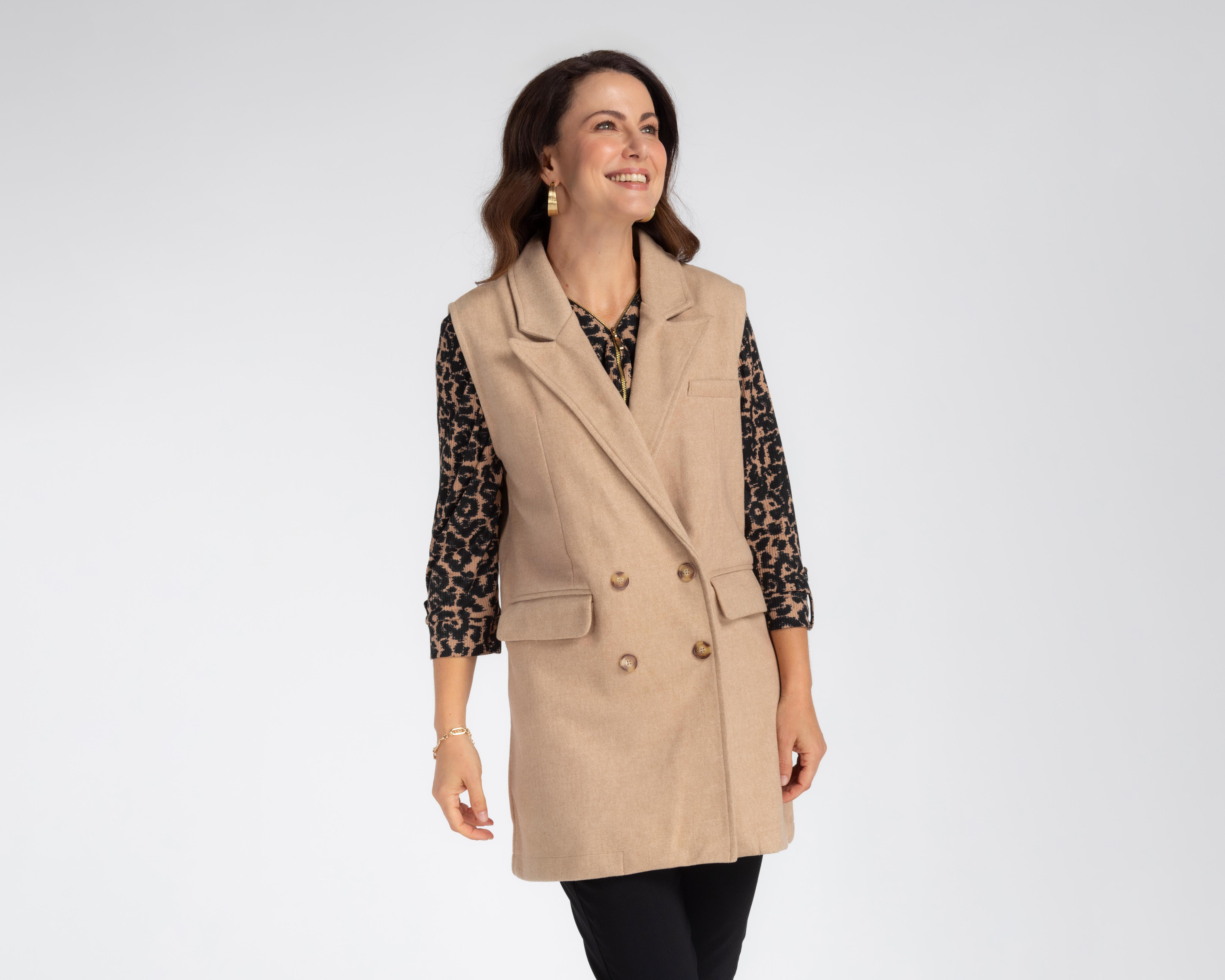 Foto 1 | Chaleco con Botones Sahara para Mujer