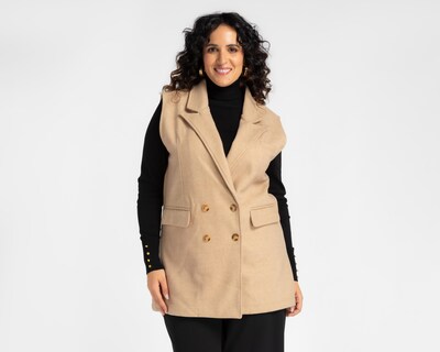 Foto 4 | Chaleco con Botones Sahara para Mujer