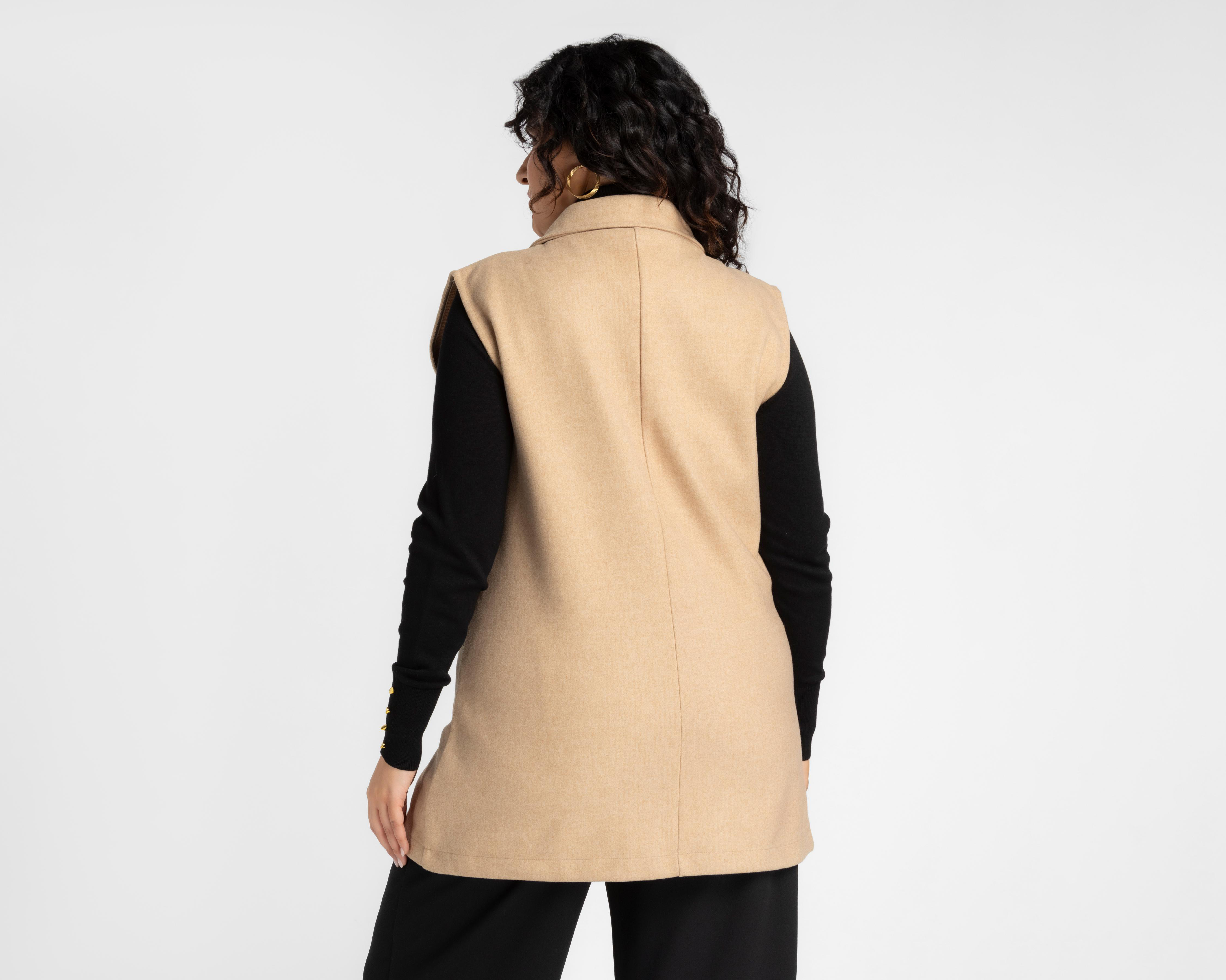 Foto 6 | Chaleco con Botones Sahara para Mujer