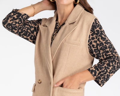 Foto 7 | Chaleco con Botones Sahara para Mujer