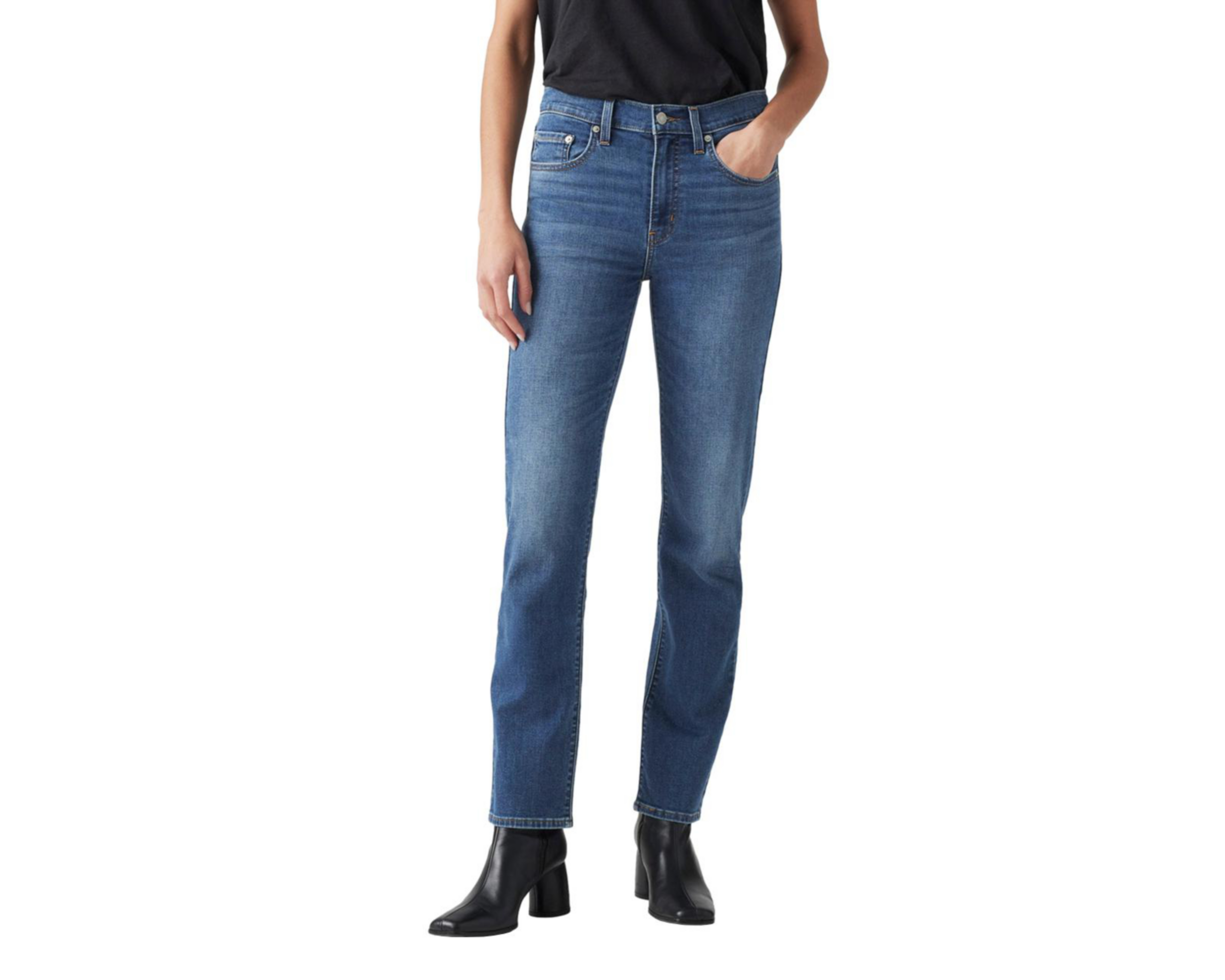 Foto 1 | Jeans Straight Levi's 724 para Mujer
