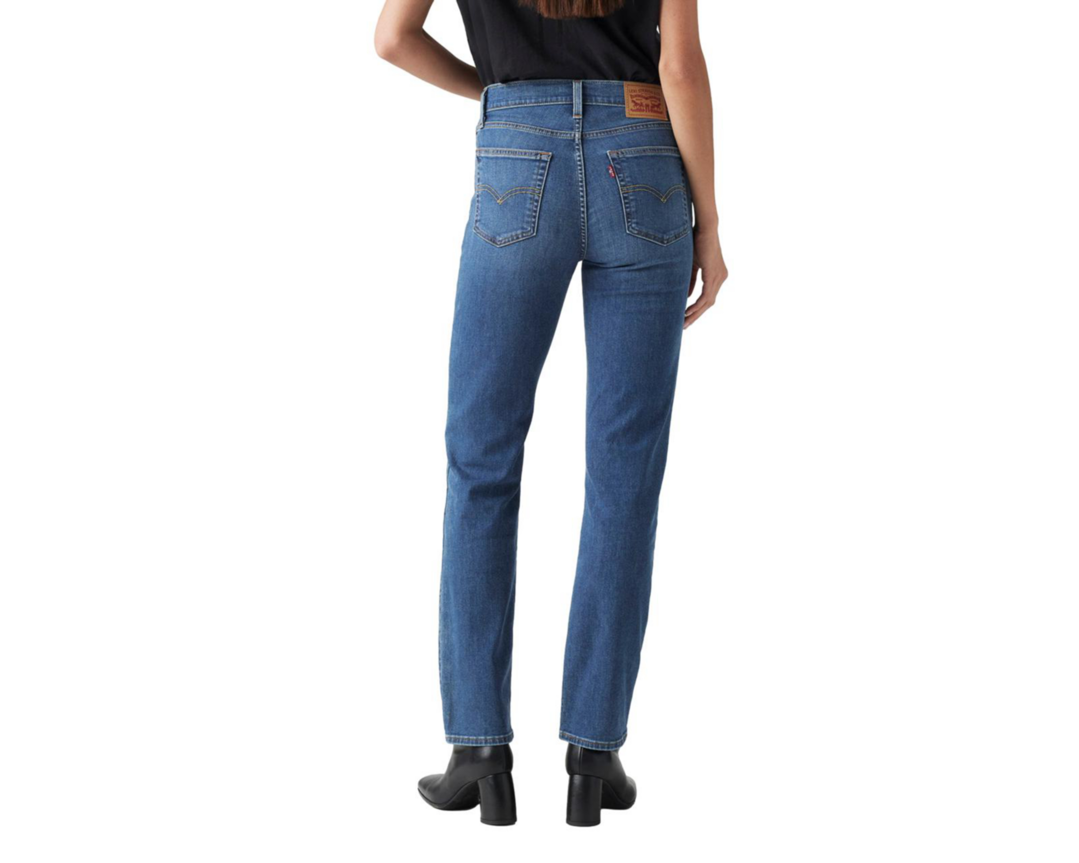 Foto 4 pulgar | Jeans Straight Levi's 724 para Mujer