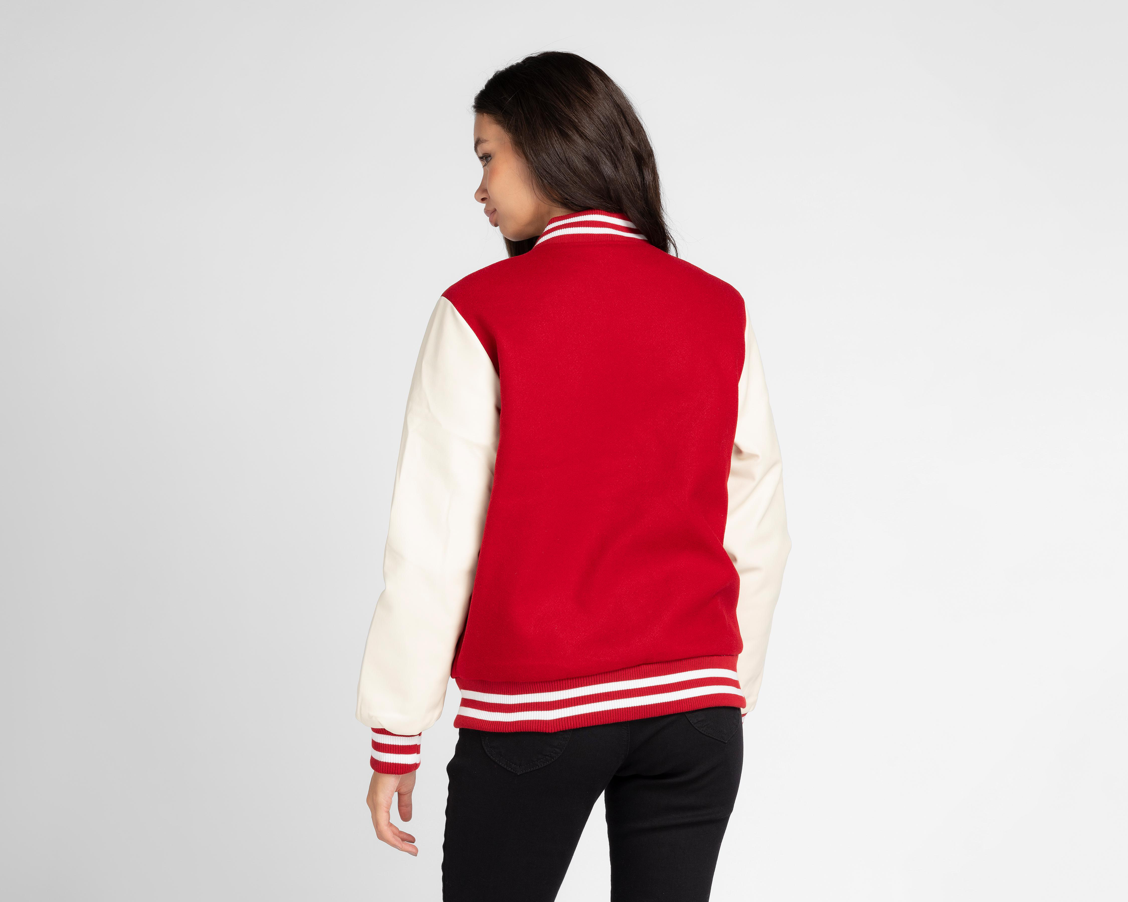Foto 3 | Chamarra American Fly Roja con Botones