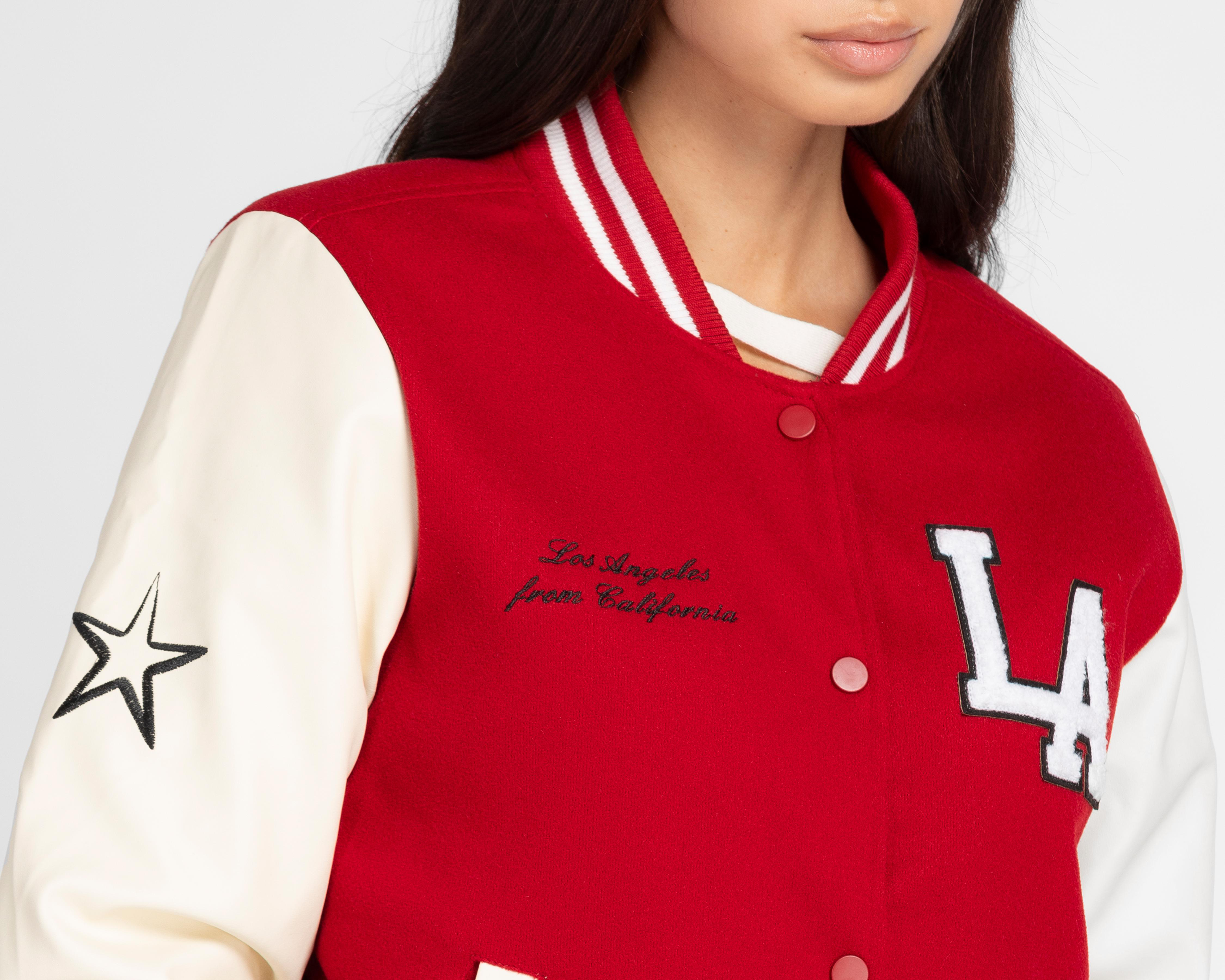 Foto 4 | Chamarra American Fly Roja con Botones