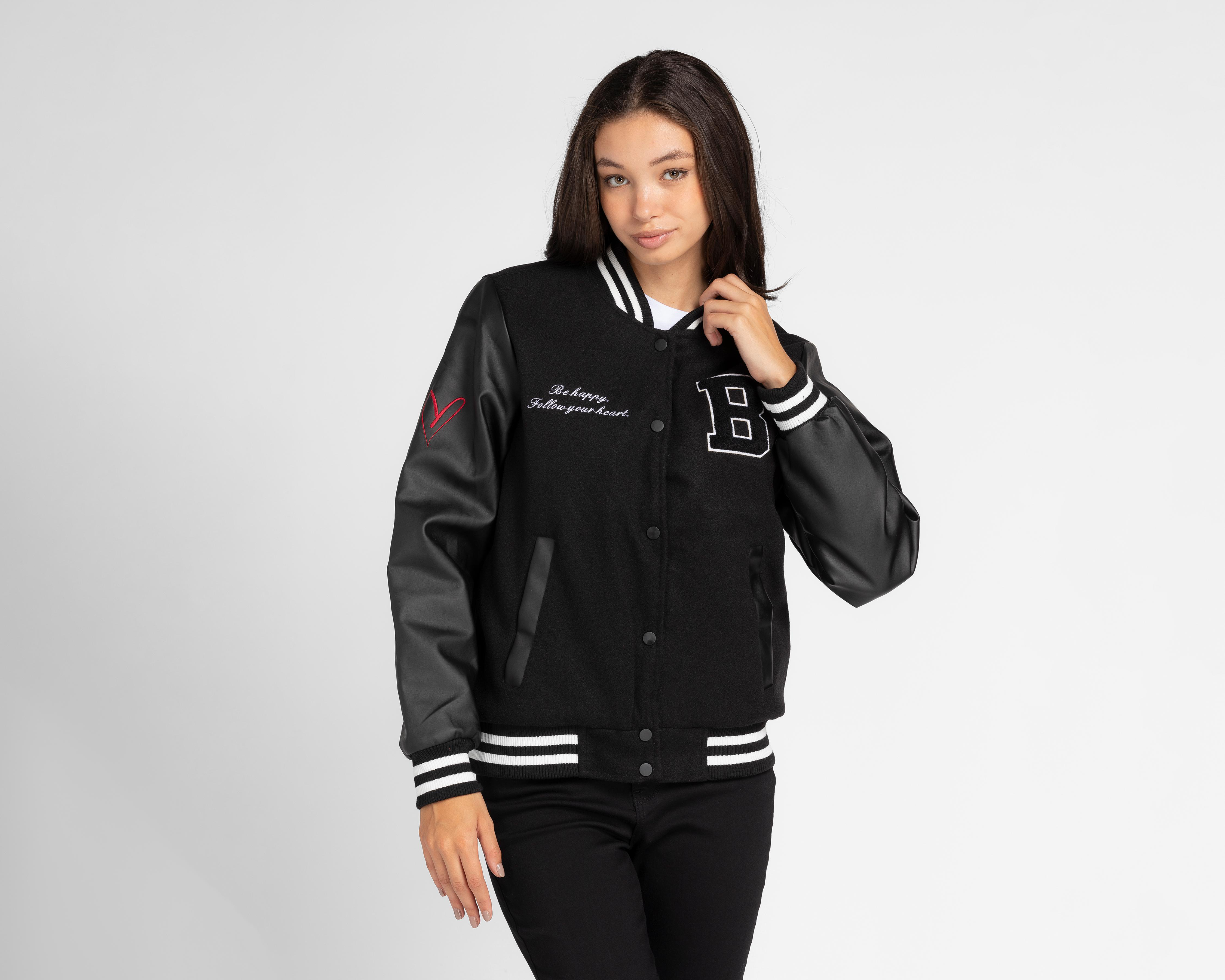 Chamarra American Fly Negra con Botones $360