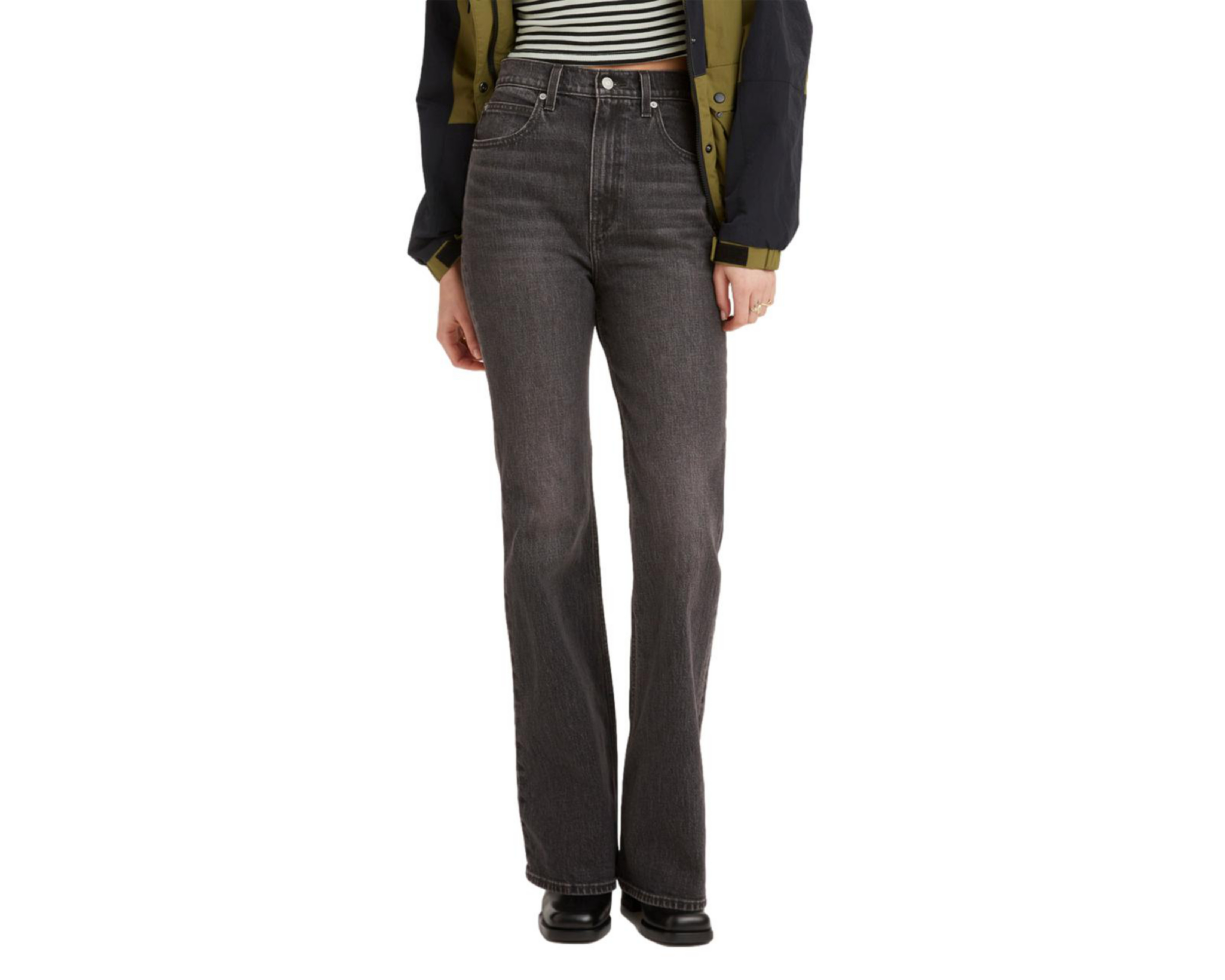 Foto 2 pulgar | Jeans High Flare Levi's para Mujer