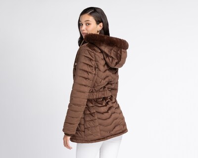 Foto 2 | Chamarra American Fly Capitonada con Gorro