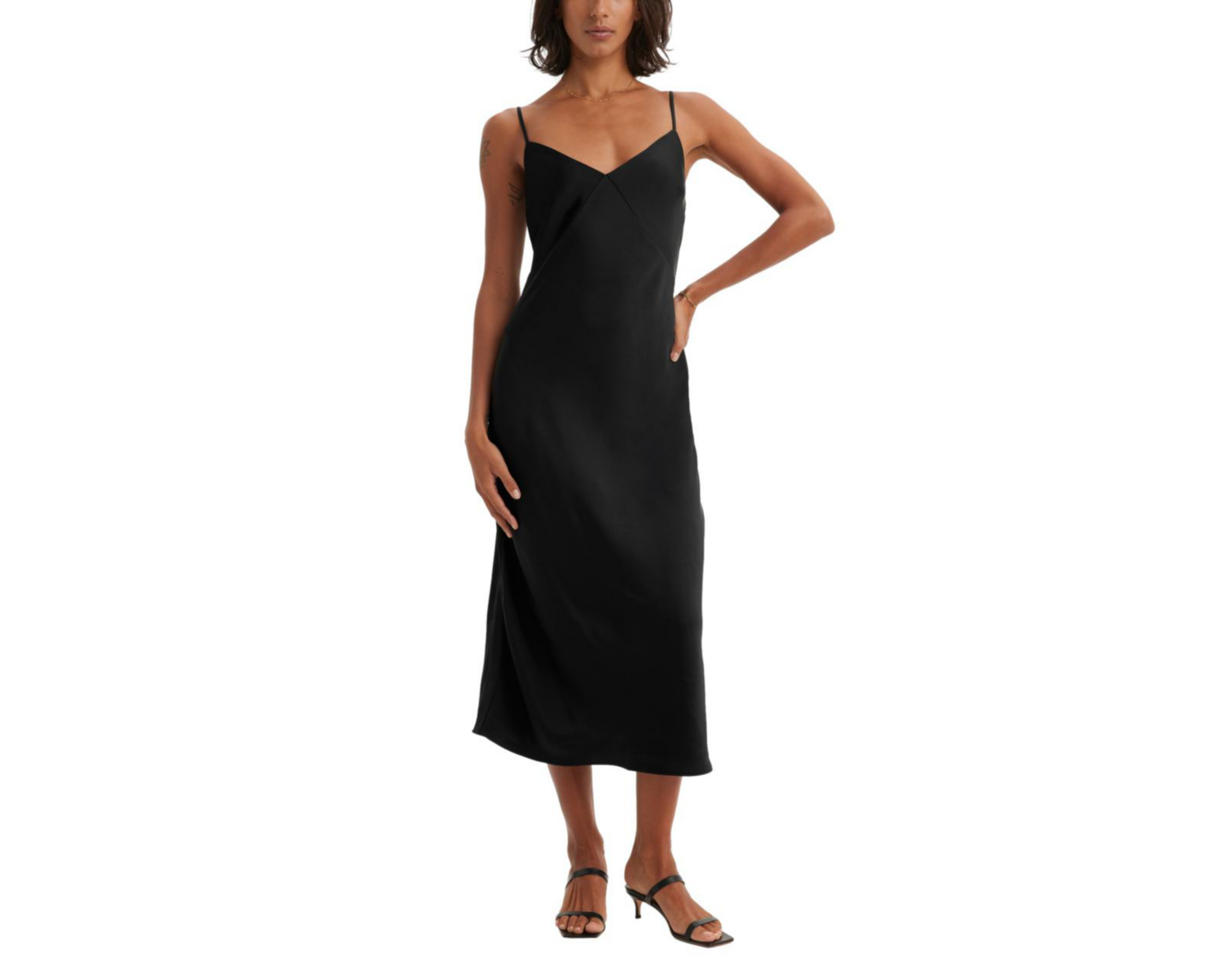 Foto 1 | Vestido Casual Levi's Midi Negro