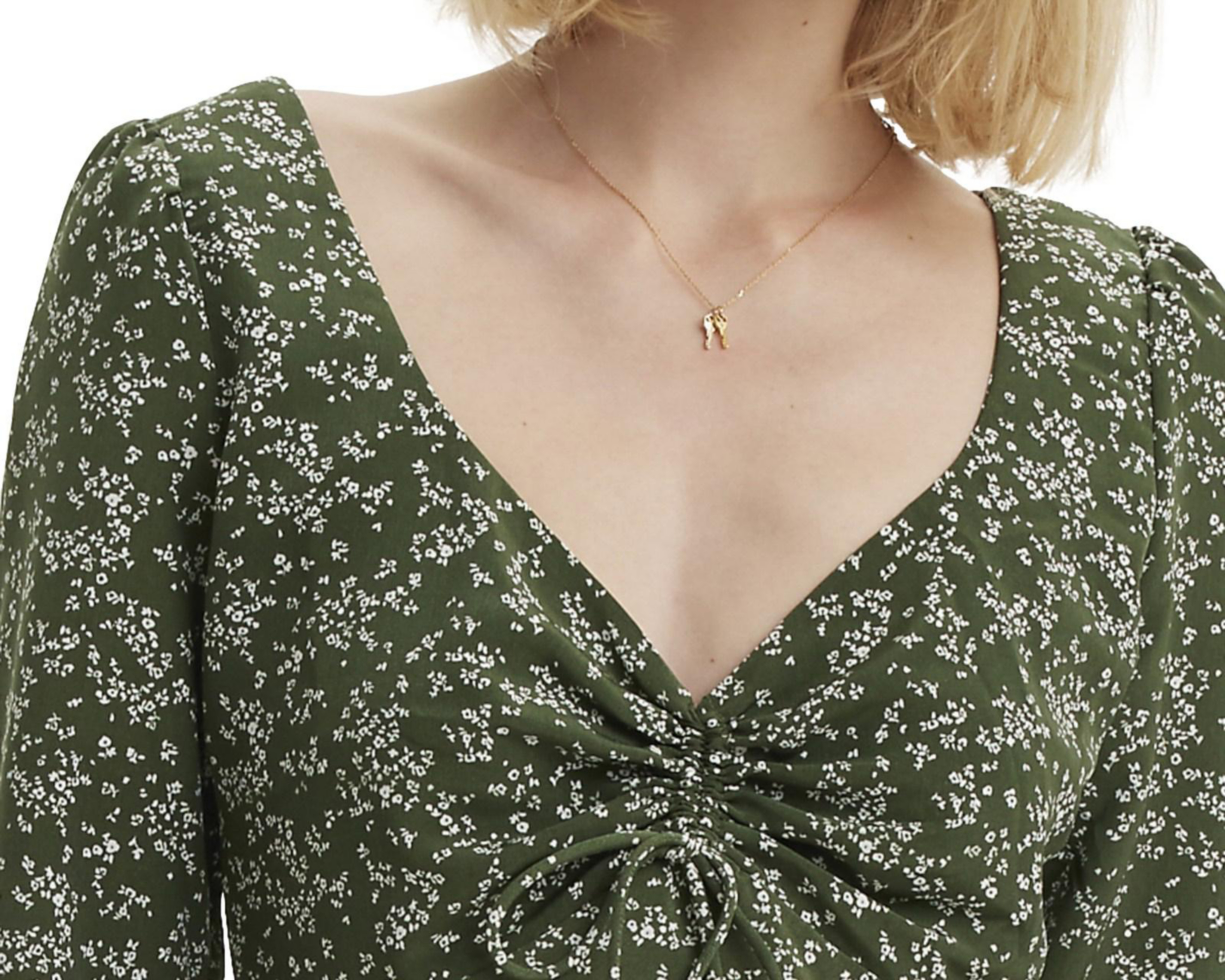 Foto 4 pulgar | Vestido Casual Levi's Corto Floral Verde para Mujer