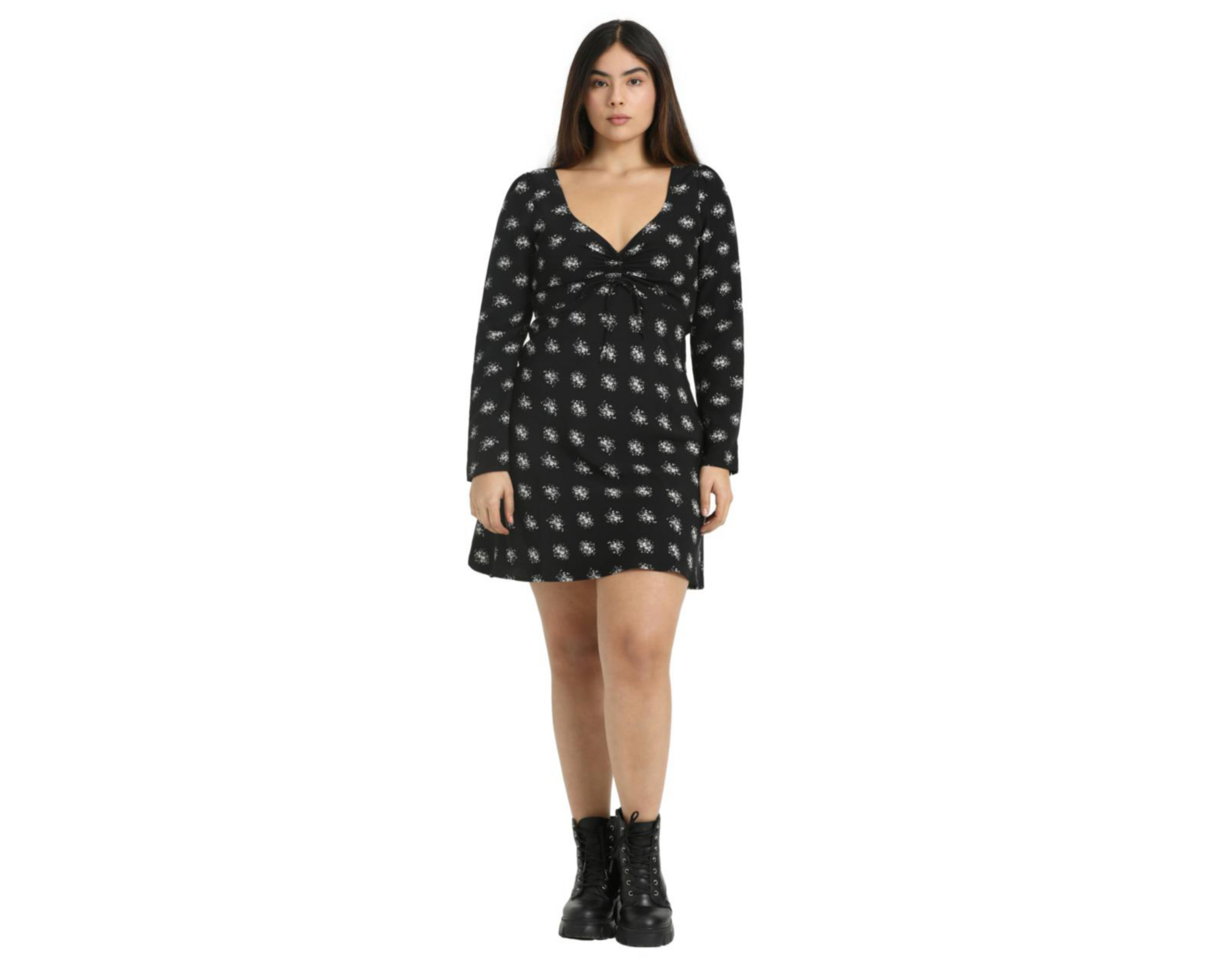 Foto 2 pulgar | Vestido Casual Levi's Corto Manga Larga para Mujer