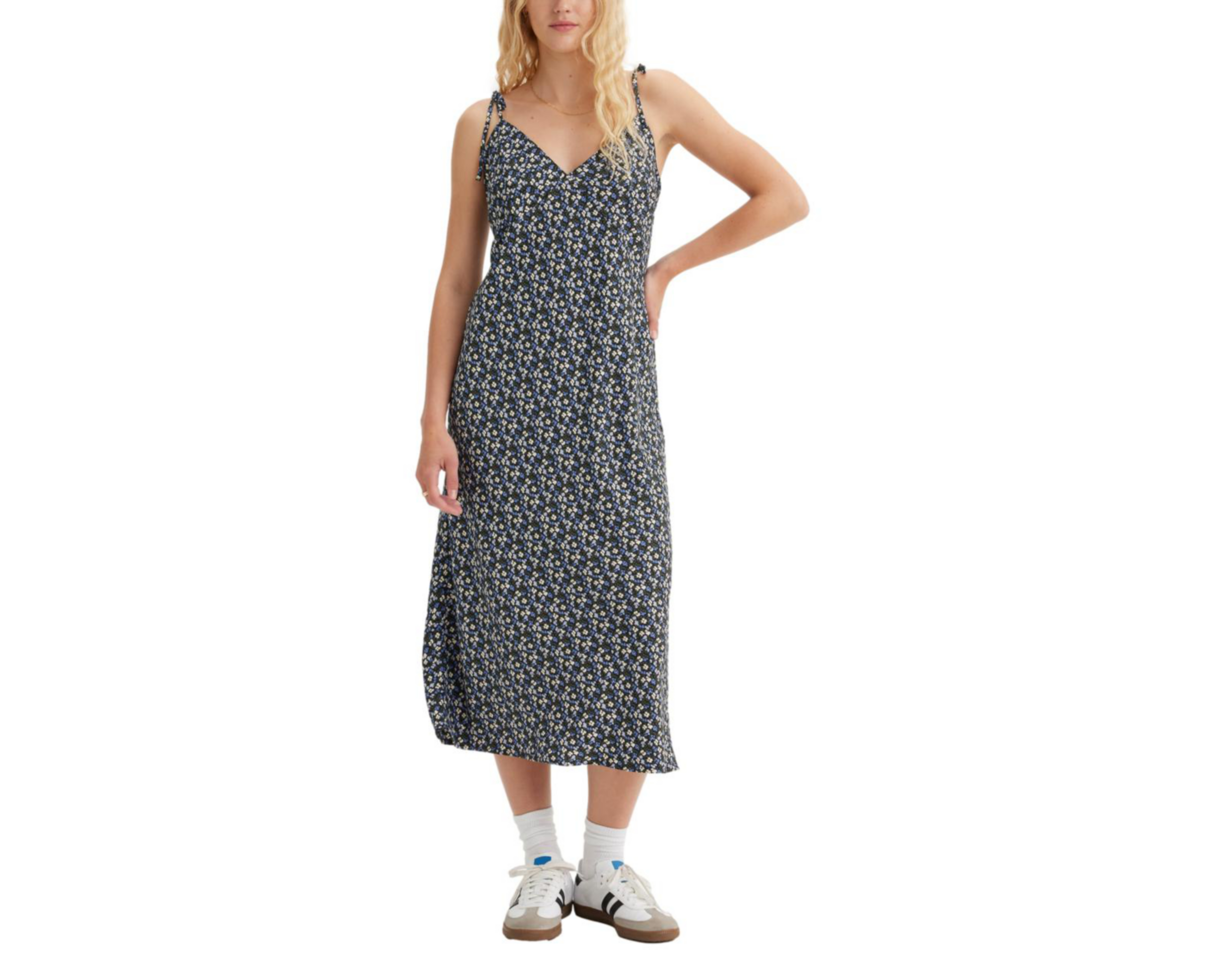 Foto 1 | Vestido Casual Levi's Midi Floral sin Mangas
