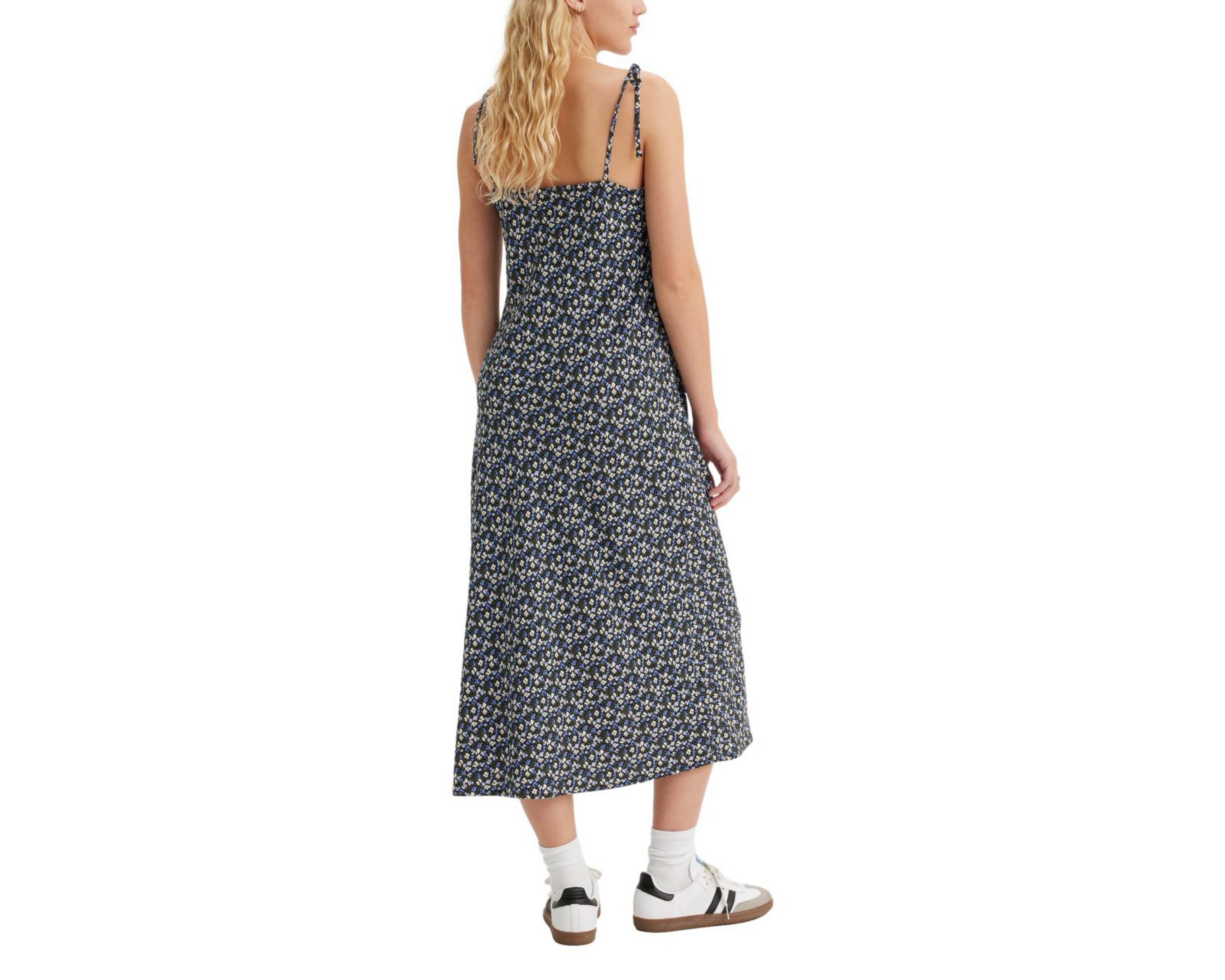 Foto 3 pulgar | Vestido Casual Levi's Midi Floral sin Mangas