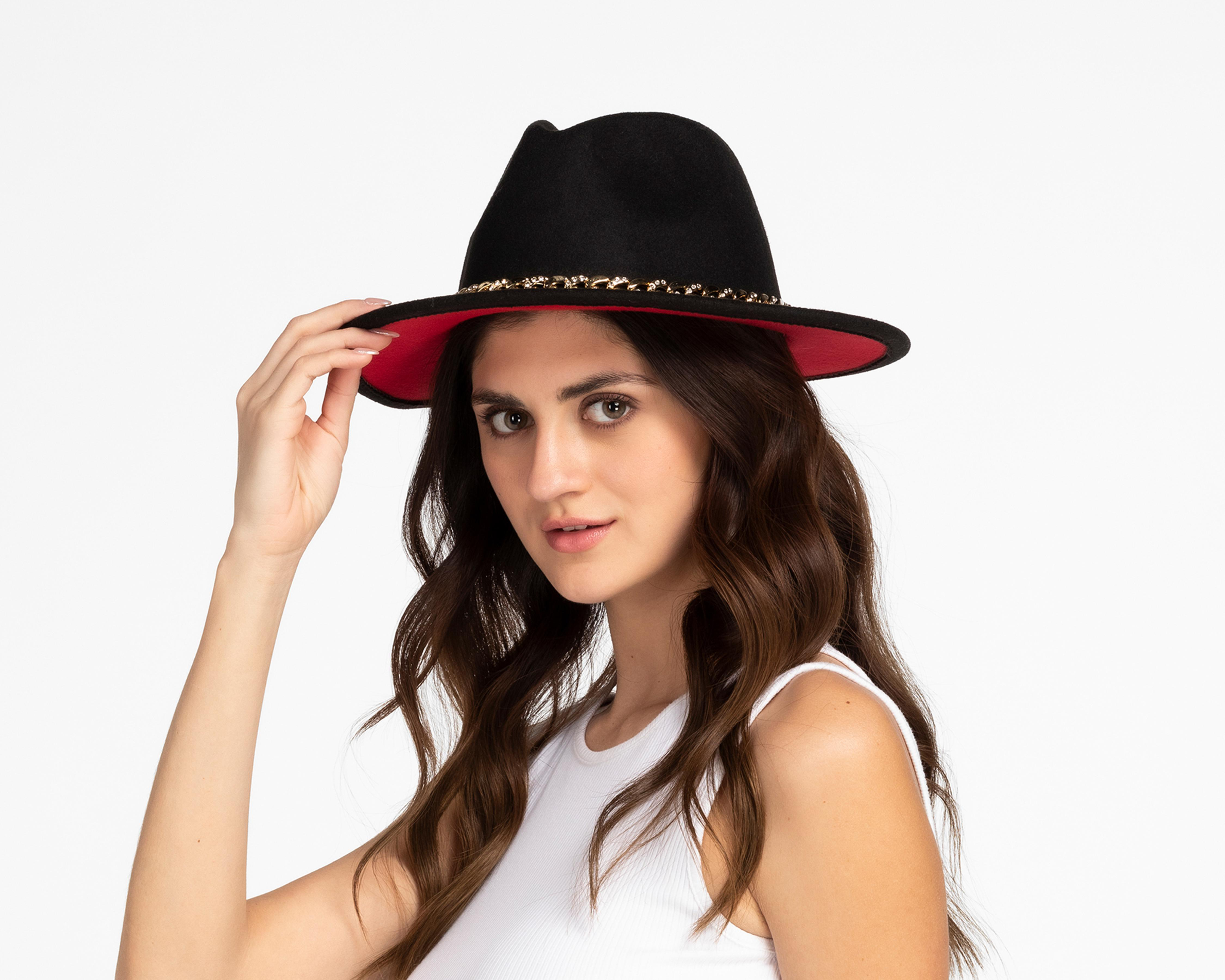 Foto 5 pulgar | Sombrero Vaquero Kendall + Kylie con Cadena