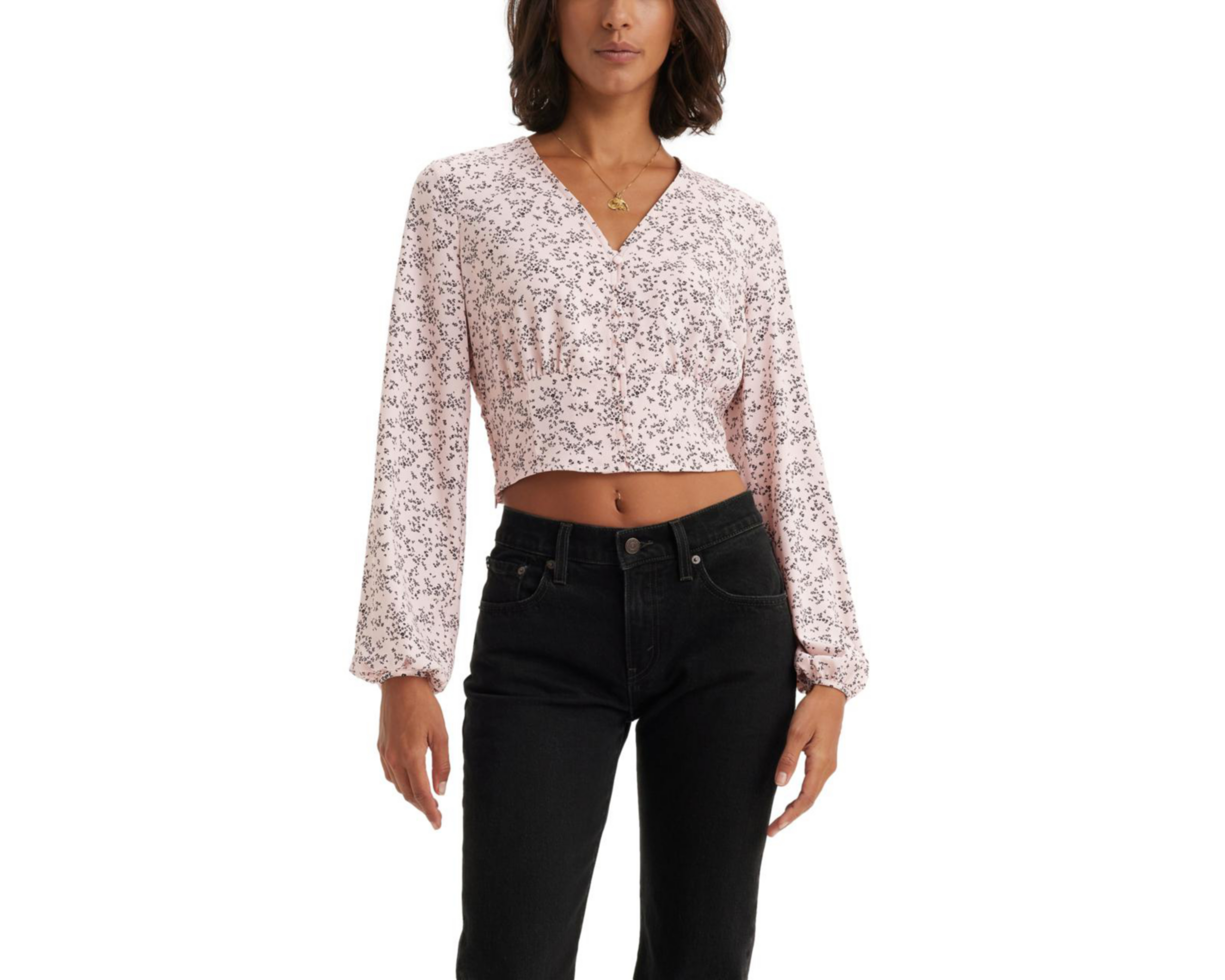 Foto 2 pulgar | Blusa Floral Levi's para Mujer