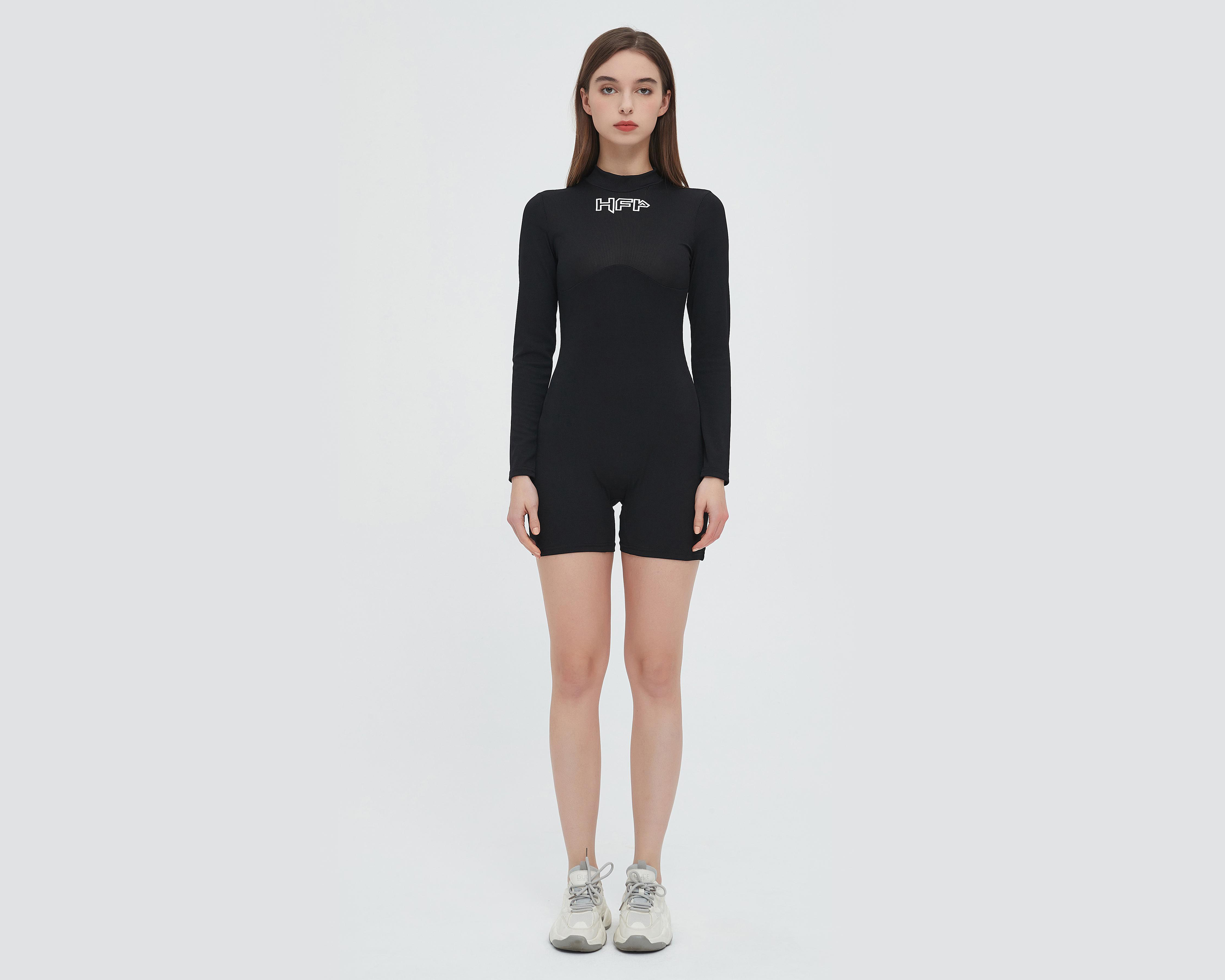 Jumper Thinner Casual Negro con Manga Larga