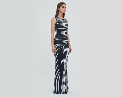 Foto 1 | Vestido Thinner Casual sin Mangas Estampado