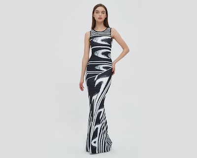 Foto 2 | Vestido Thinner Casual sin Mangas Estampado