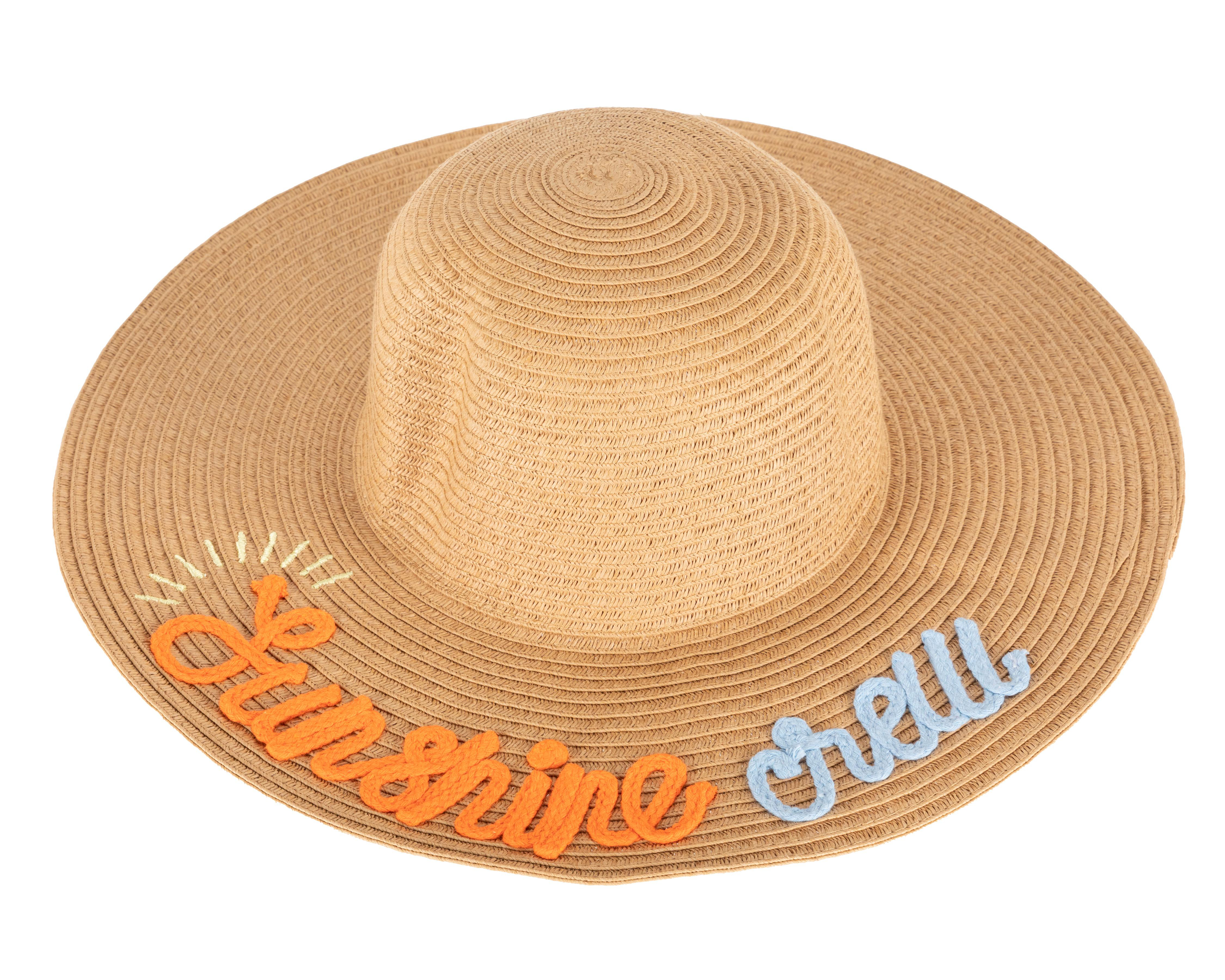 Sombrero para Playa Sahara con Letras