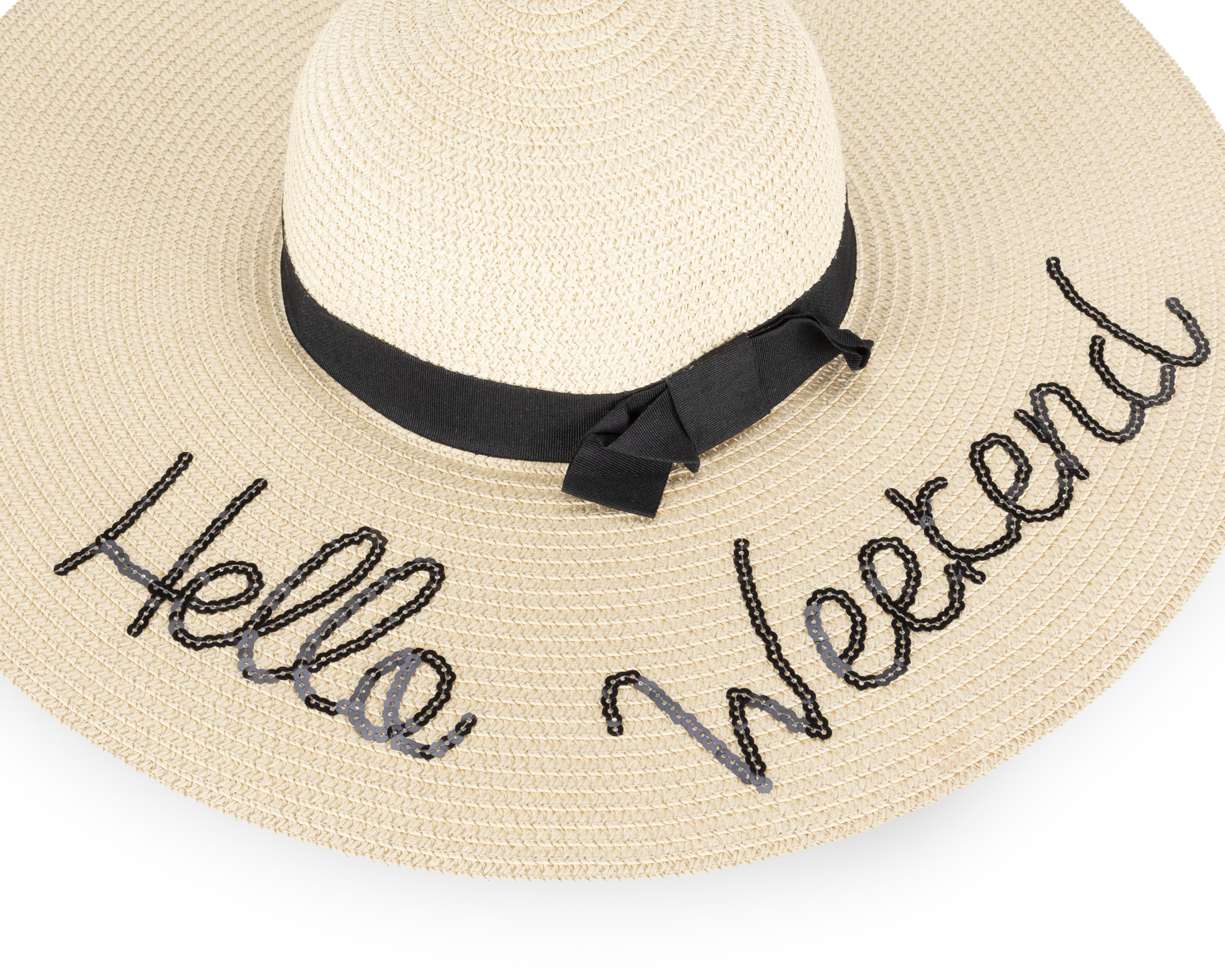 Foto 3 | Sombrero para Playa Sahara con Letras