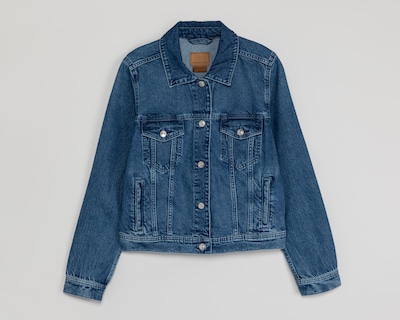 Foto 1 | Chamarra de Mezclilla Azul American Eagle para Mujer