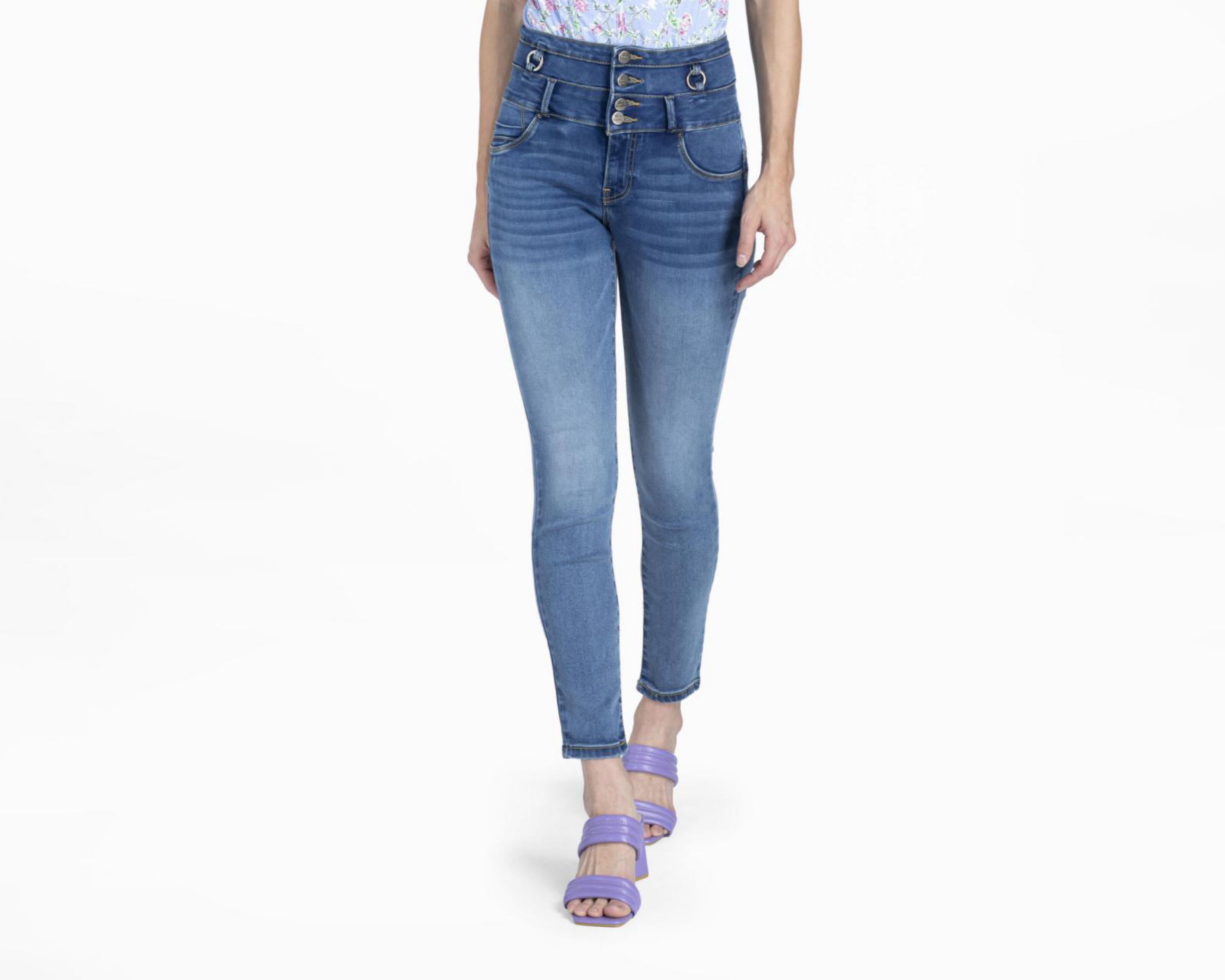 Foto 2 pulgar | Jeans Boy London Straight Fit para Mujer