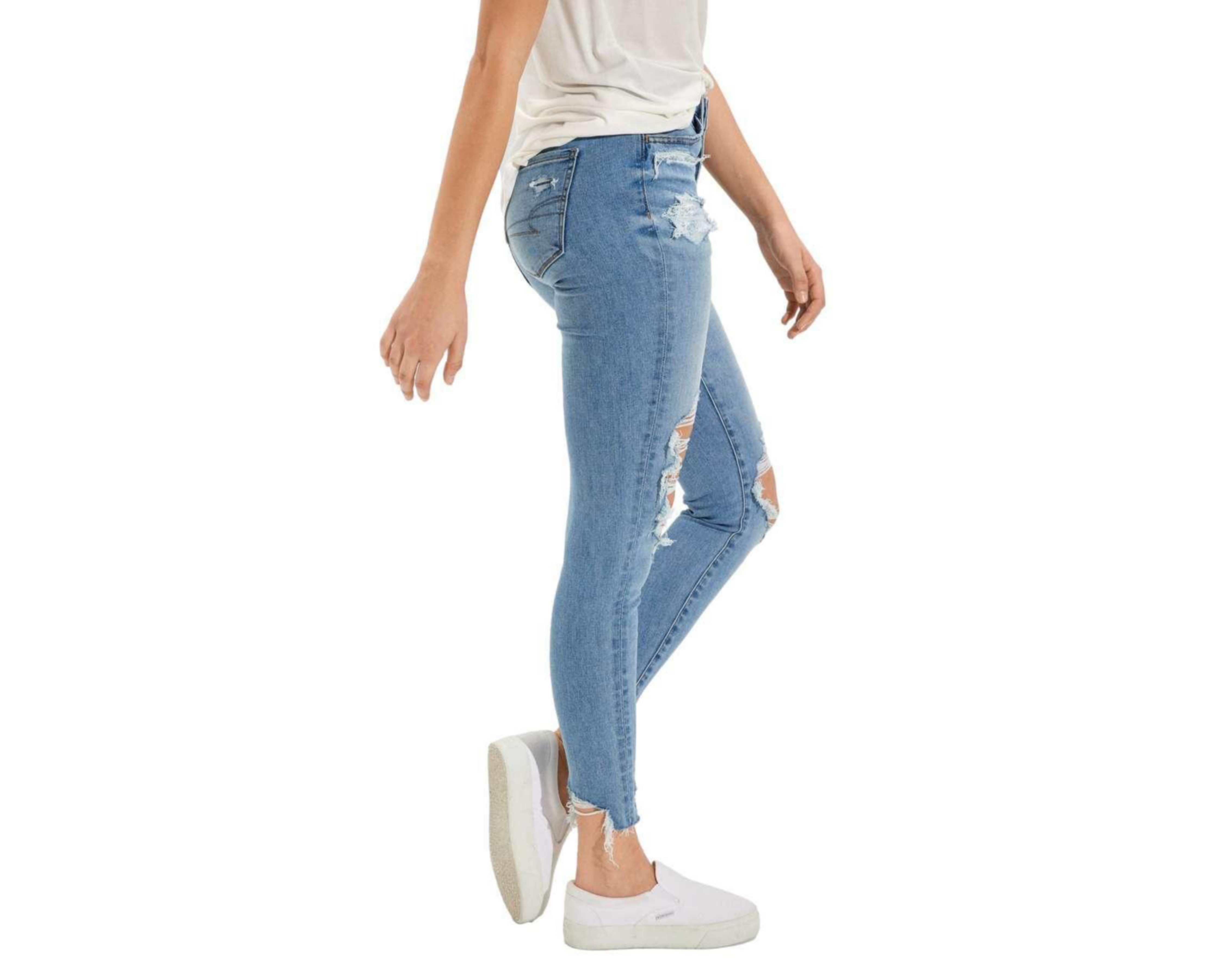 Foto 2 | Jegging American Eagle Ne(x)t Level High-Waisted Crop