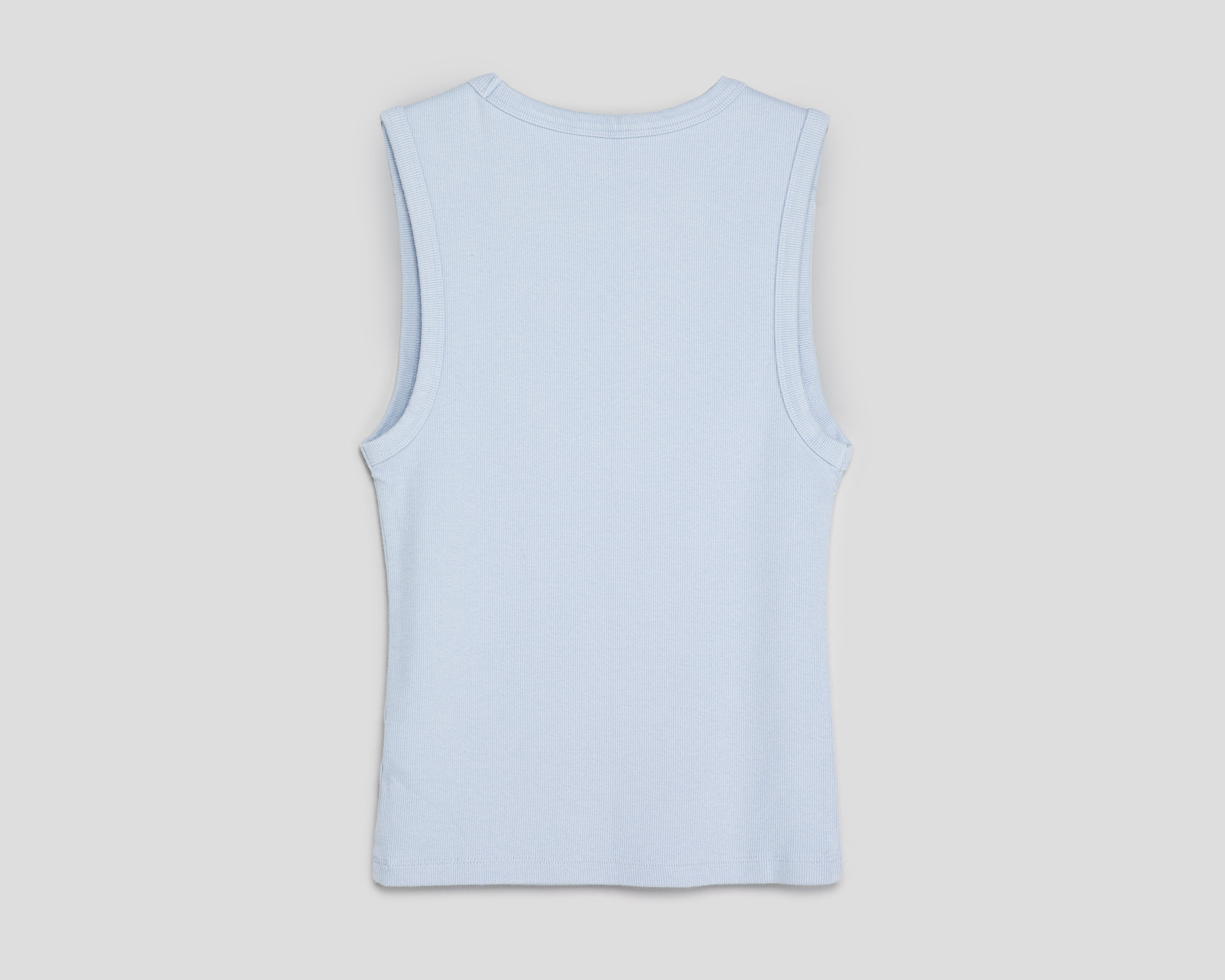 Foto 3 pulgar | Blusa Azul American Eagle para Mujer