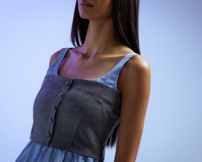 Foto 4 | Blusa sin Mangas Strona para Mujer