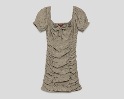 Foto 1 | Vestido Casual Sahara Verde con Corte Láser