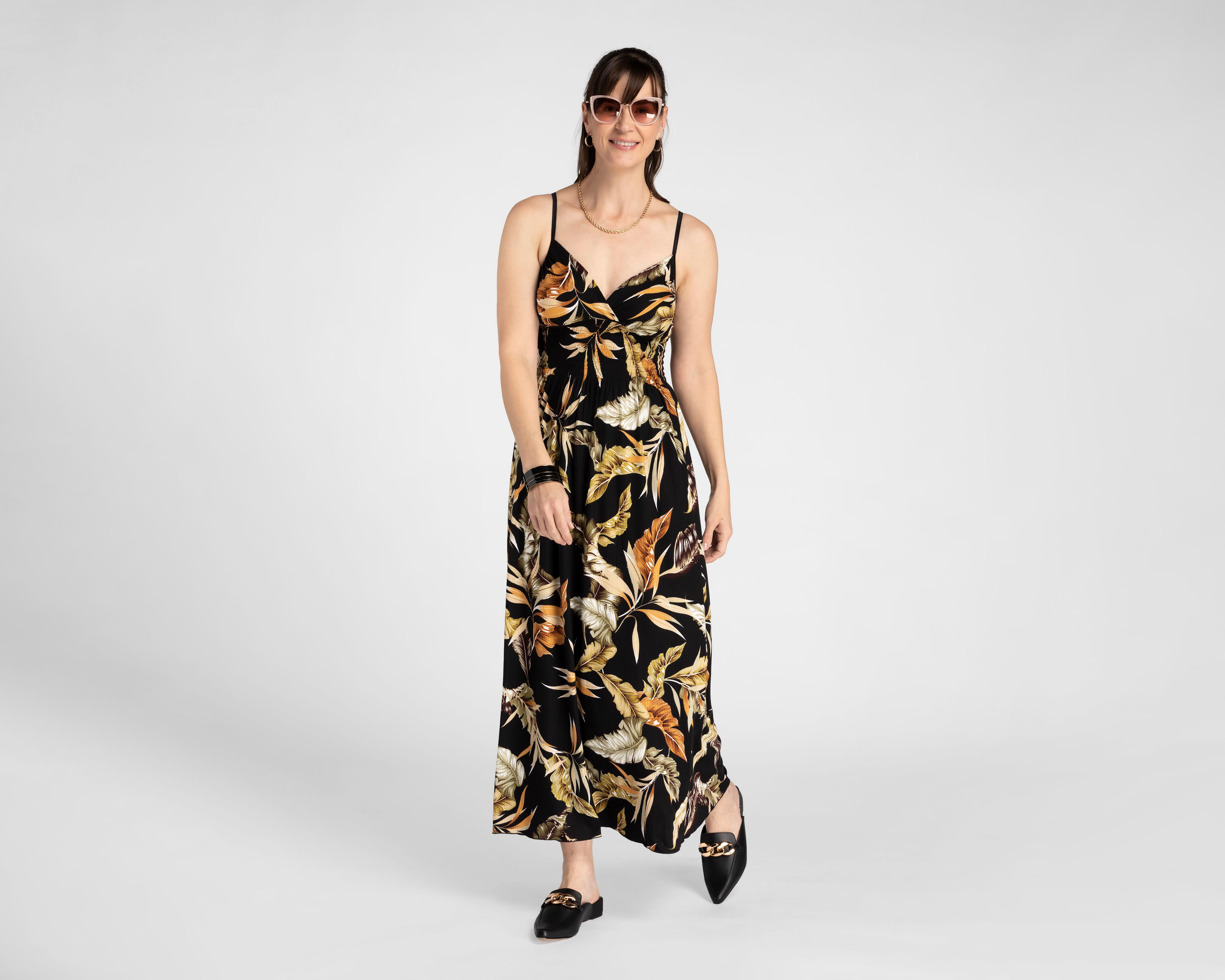 Foto 1 | Vestido Lady Sun de Playa con Tirantes Estampado