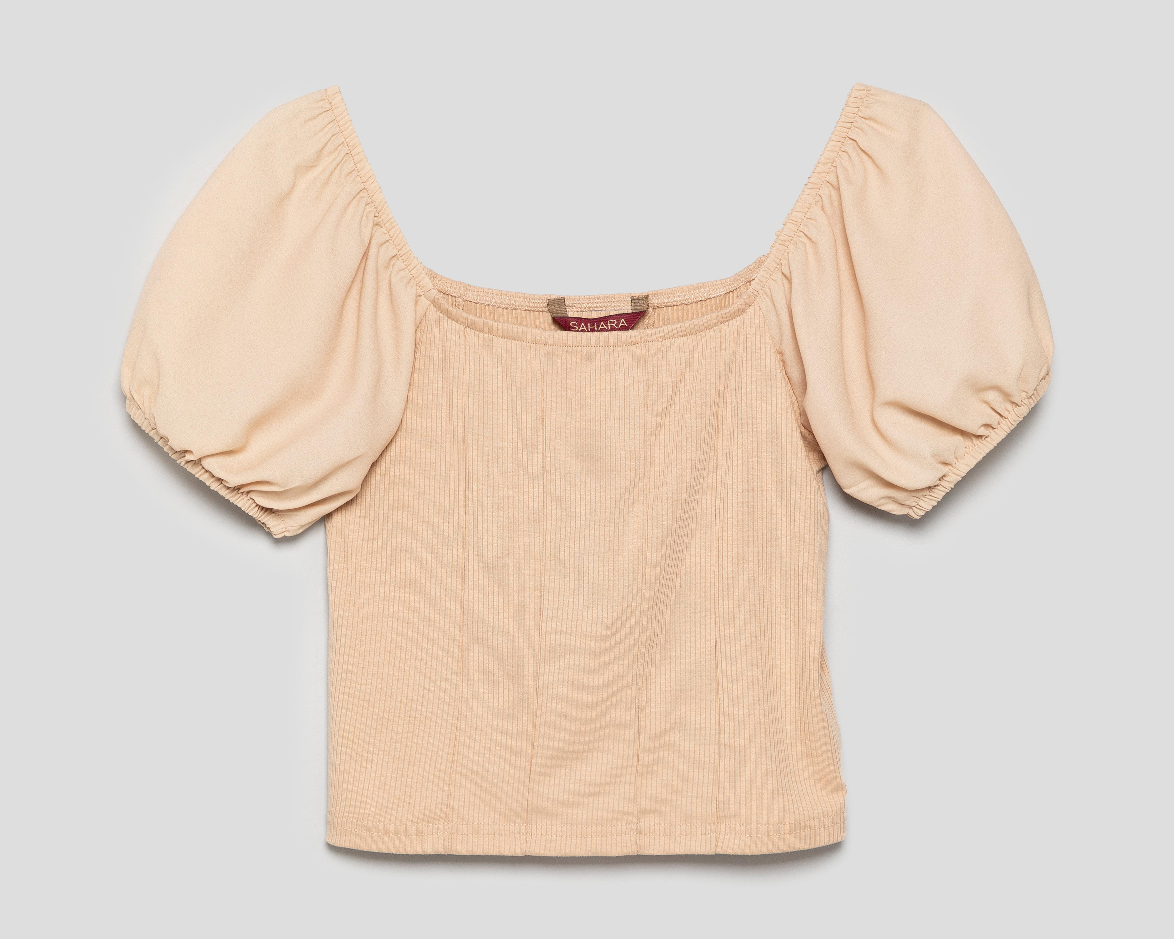 Foto 2 pulgar | Blusa Sahara Salmón para Mujer
