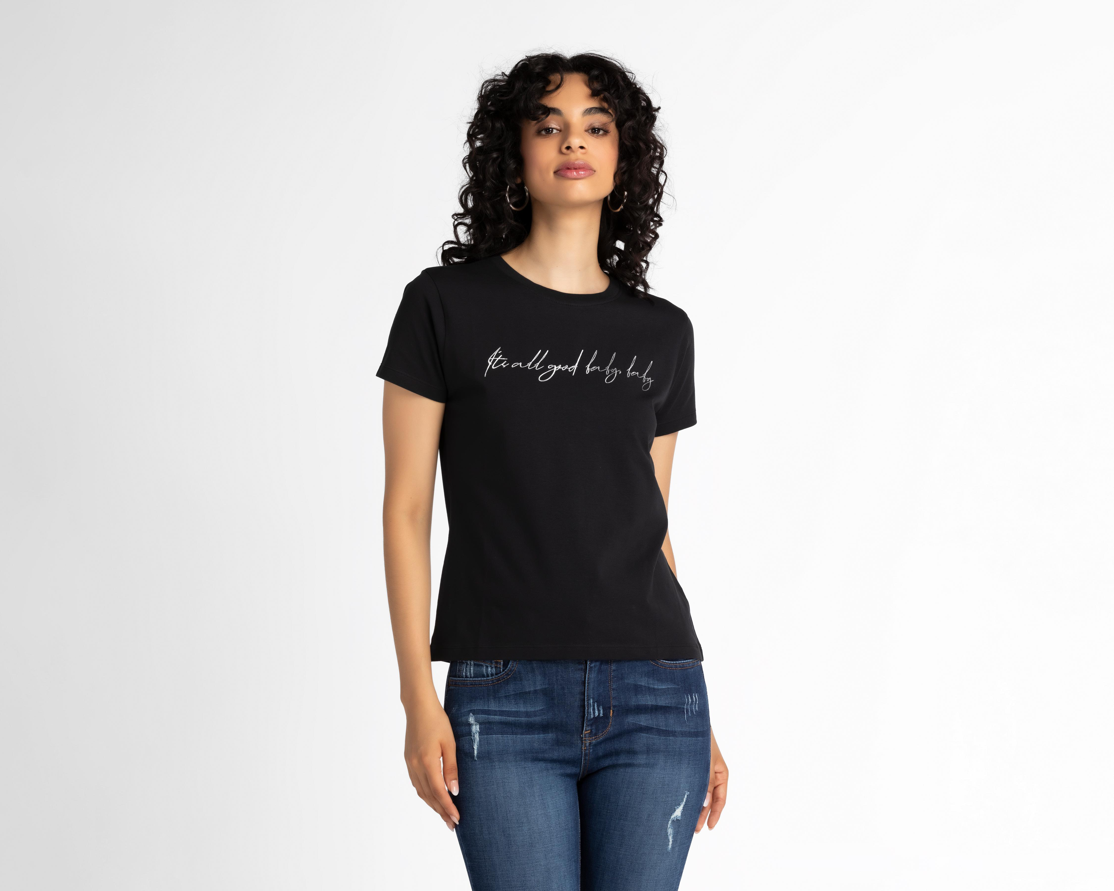 Playera 18 Forever Manga Corta Cuello Redondo $149