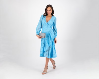 Foto 1 | Vestido Meirius de Noche Azul con Escote V