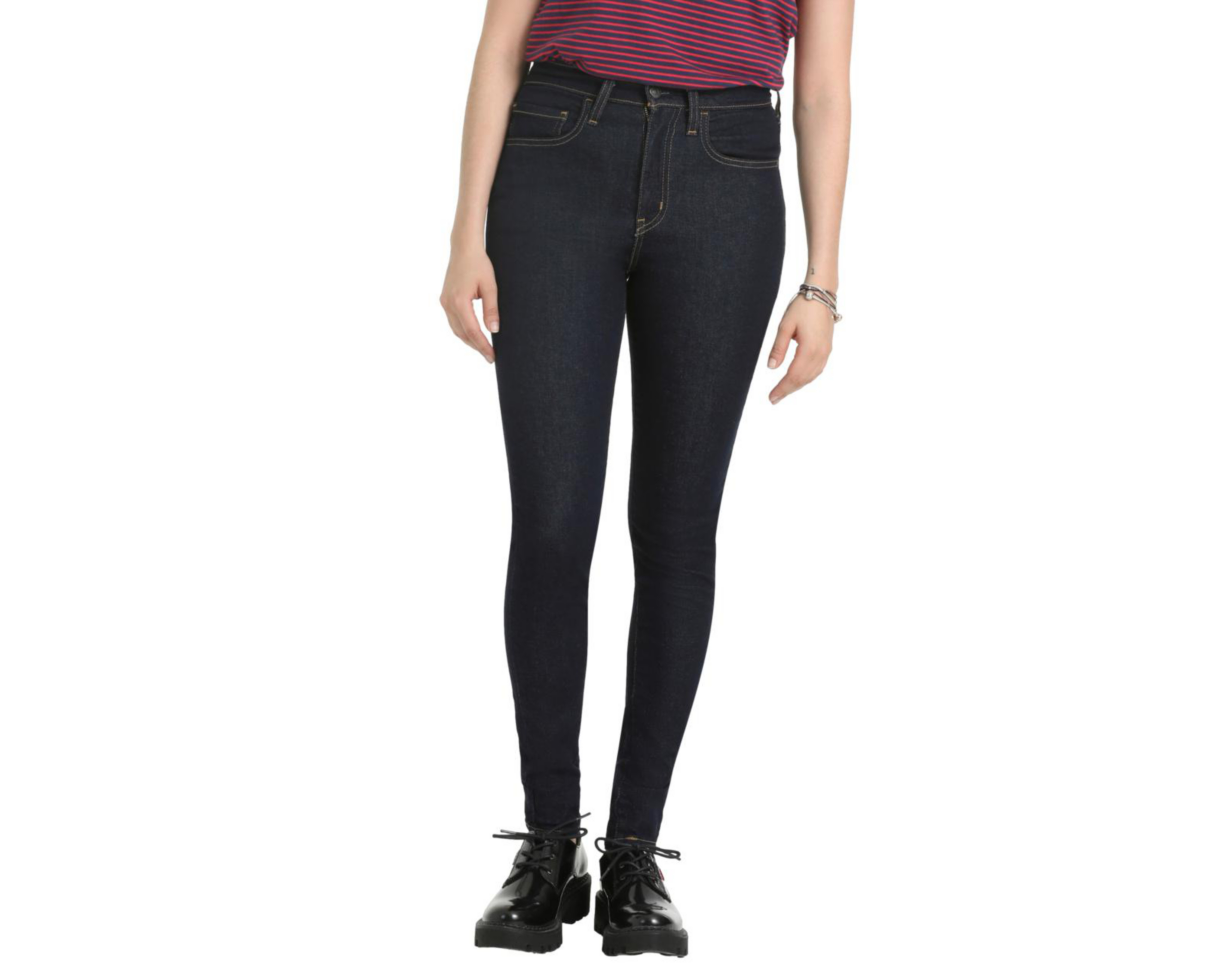 Jeans Super Skinny Levi's 720 High Rise para Mujer $609