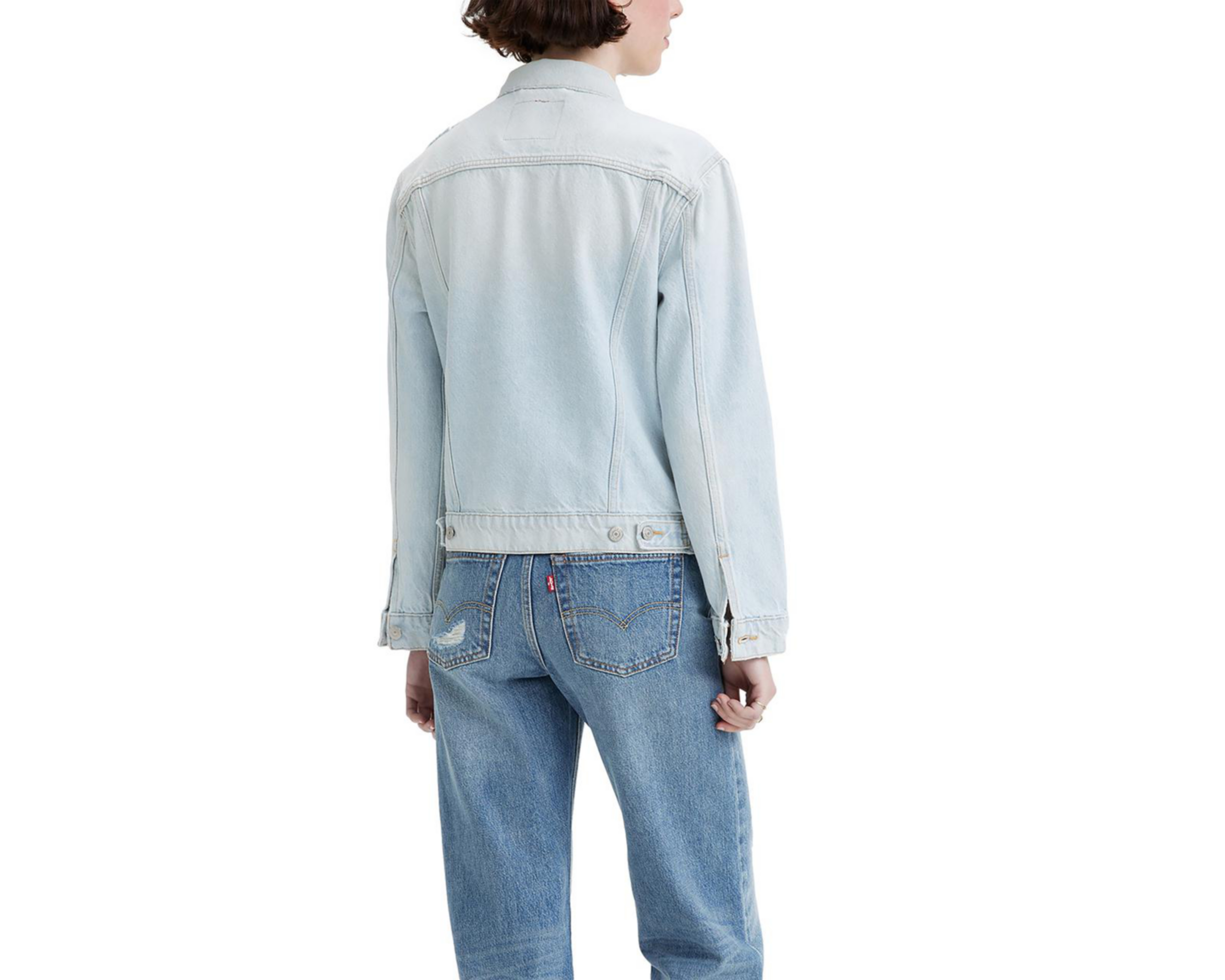 Foto 4 | Chamarra Levi's Trucker de Mezclilla